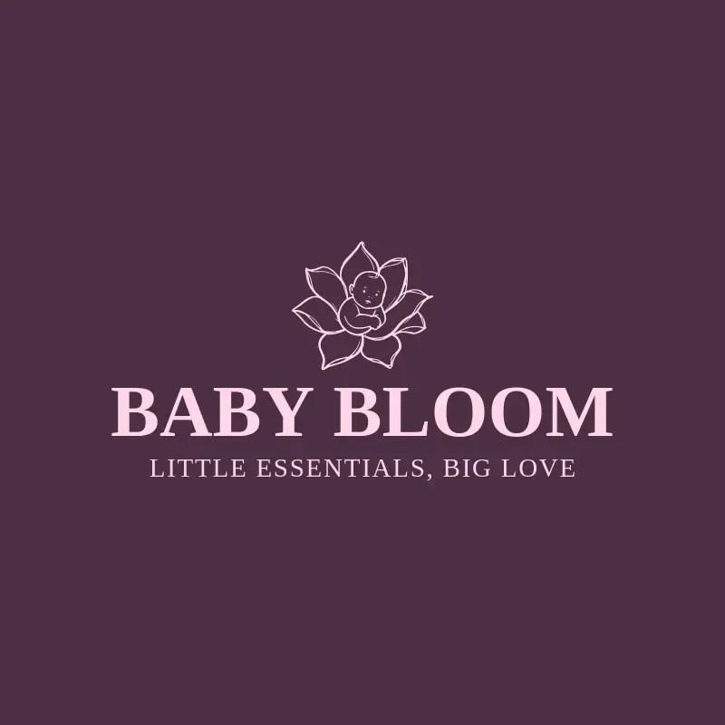 The baby store name Baby Bloom as a branded logo with a single color icon