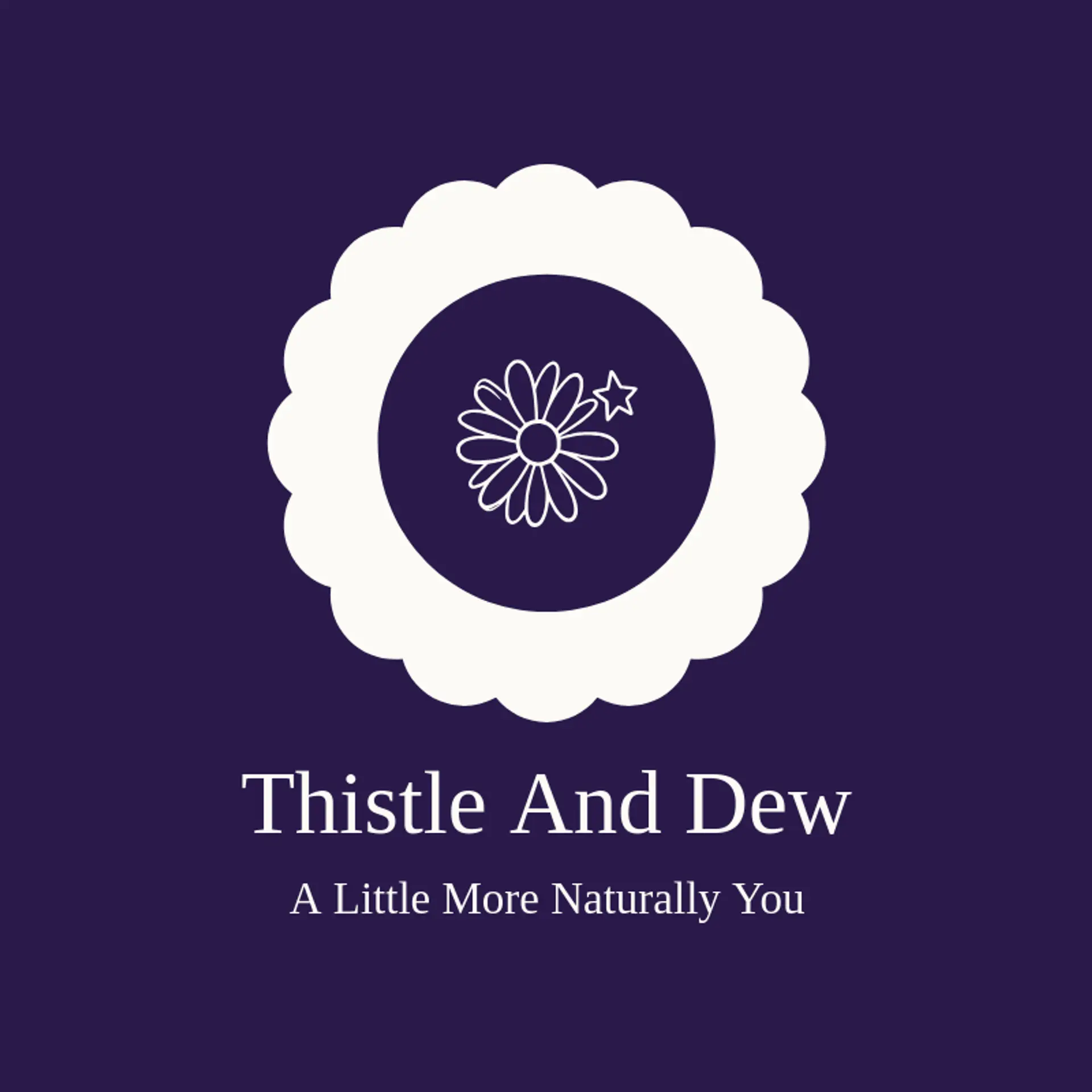 Thistle and Dew logo for skincare