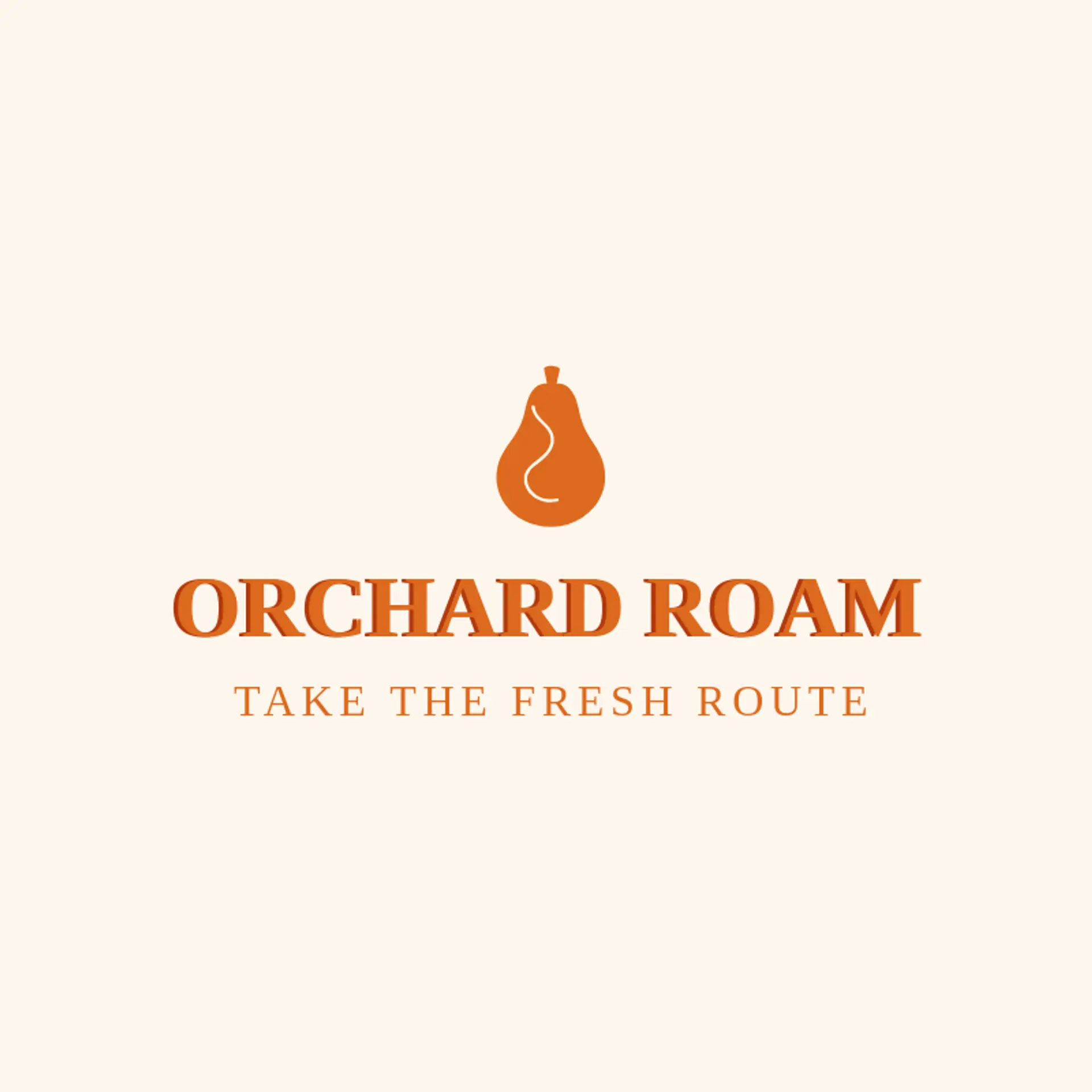 Orchard Roam logo for pear