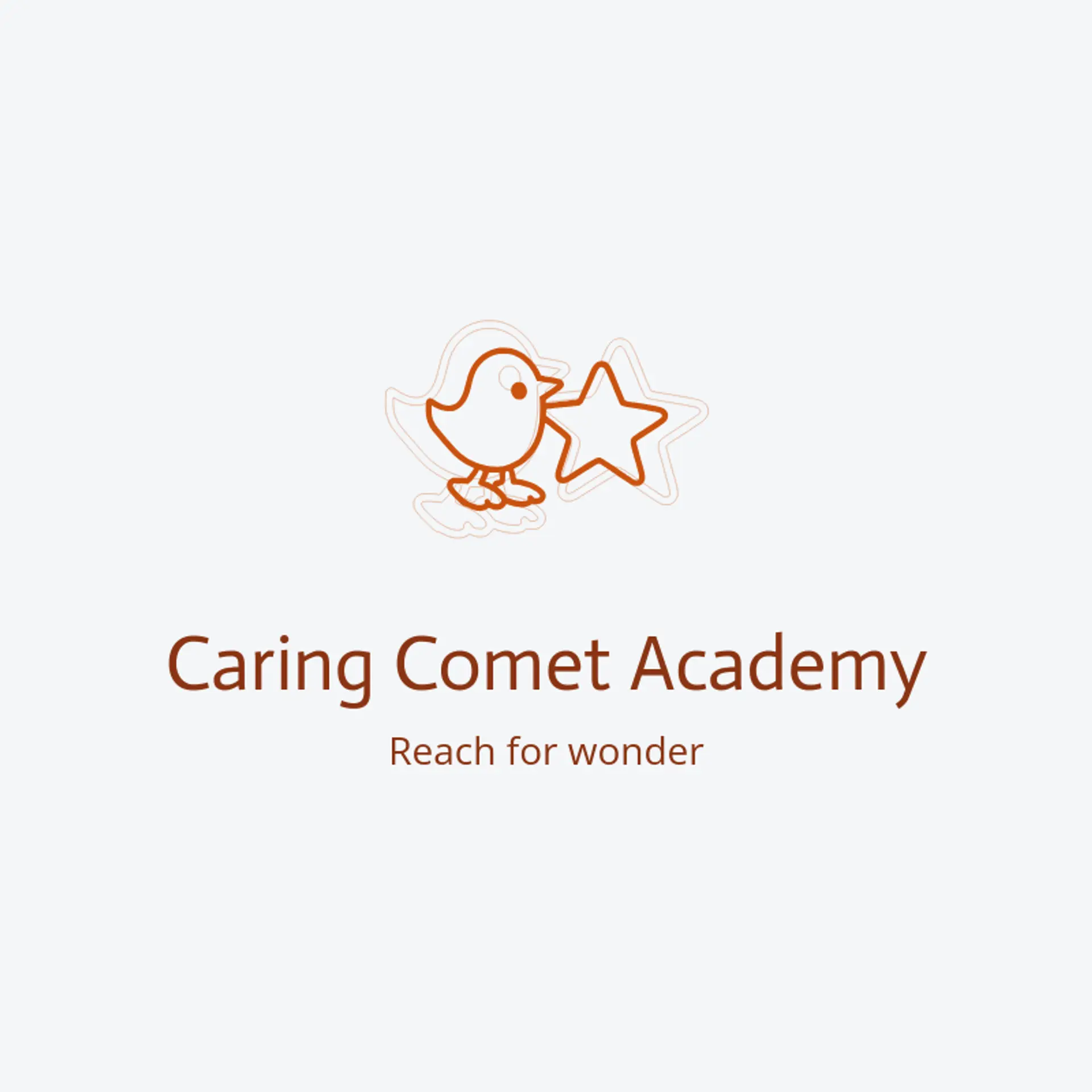 Caring Comet Academy logo for daycare