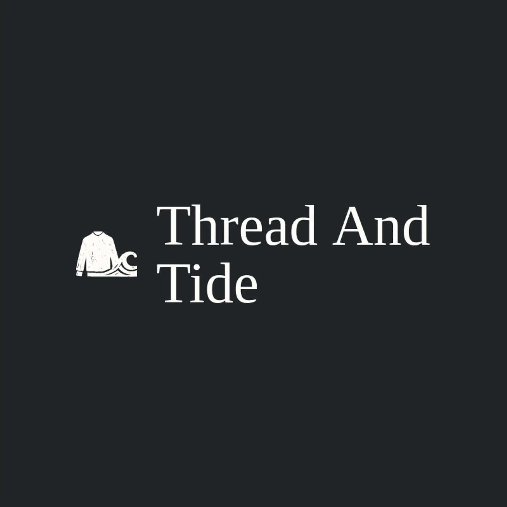 Thread and Tide logo for apparel