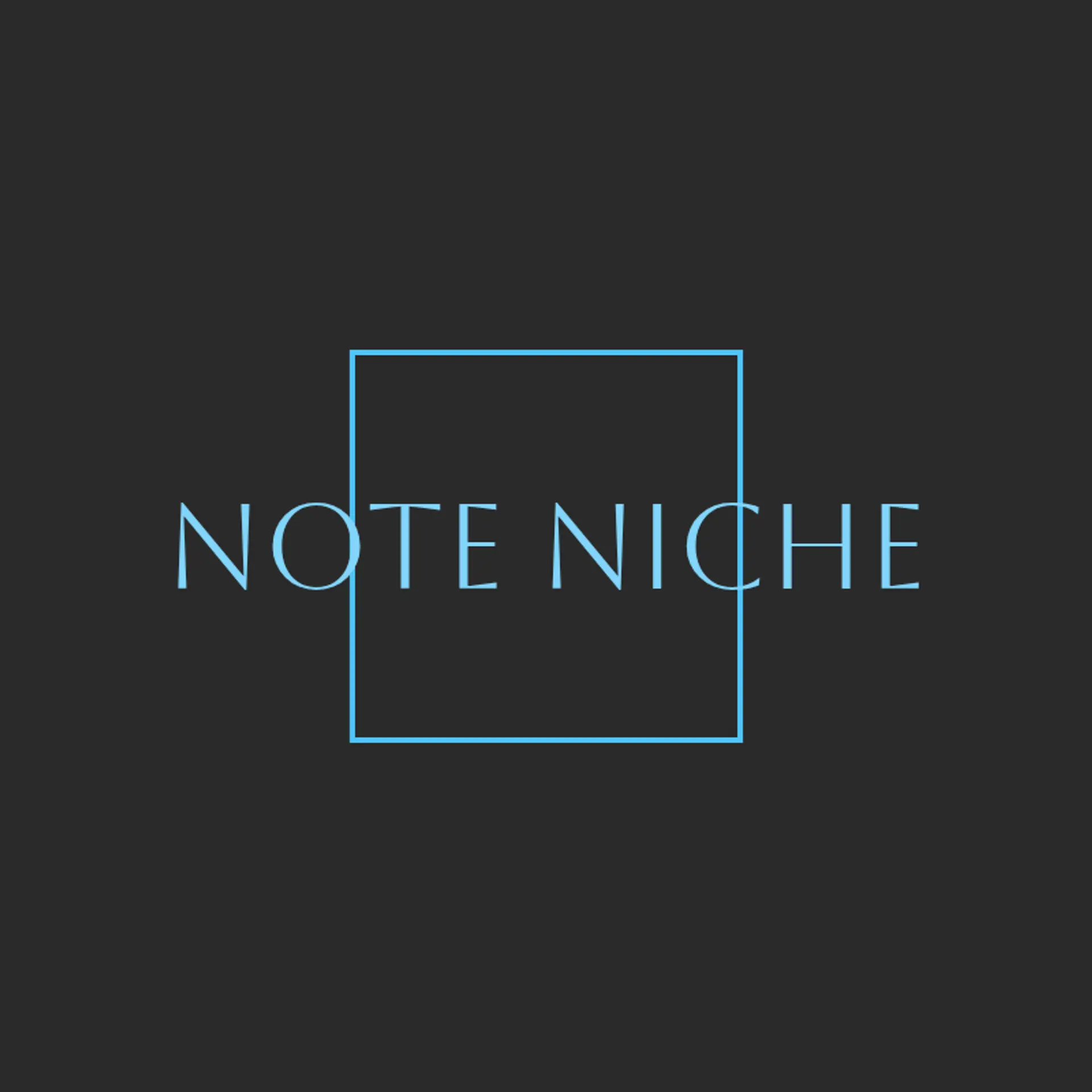 Note Niche logo for cool music