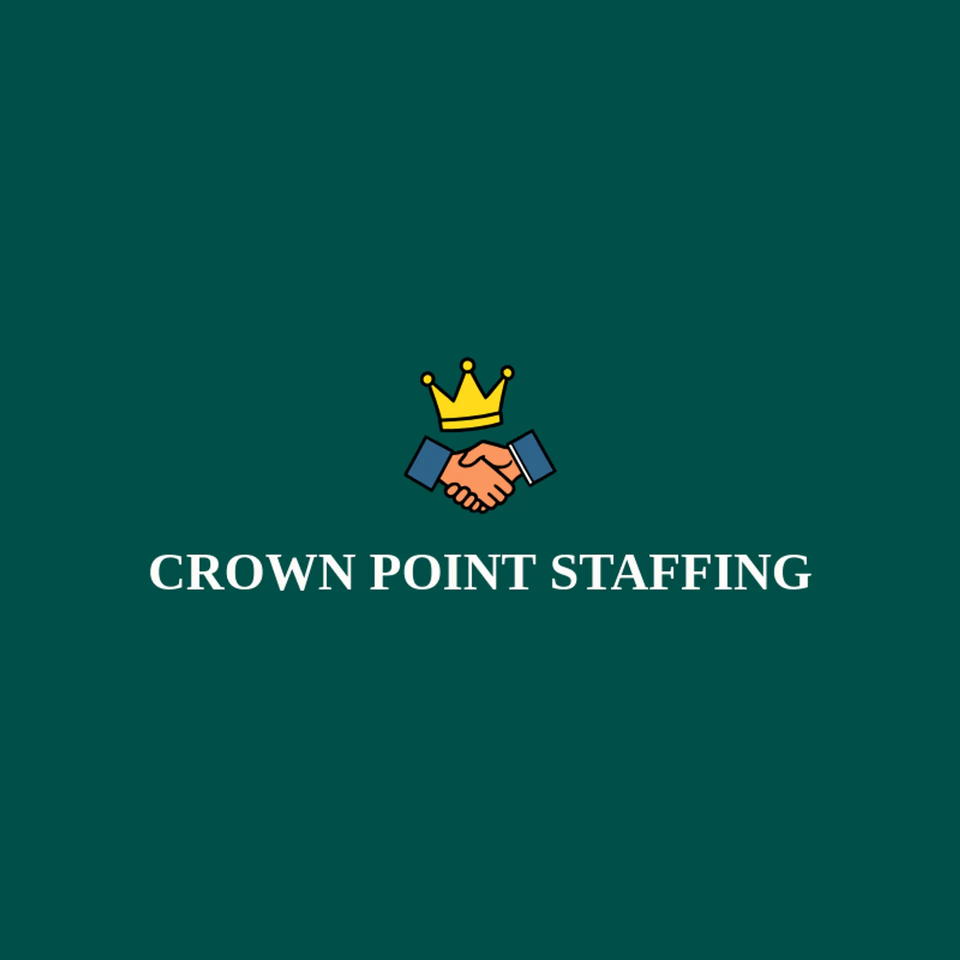 Crown Point Staffing logo for human resources