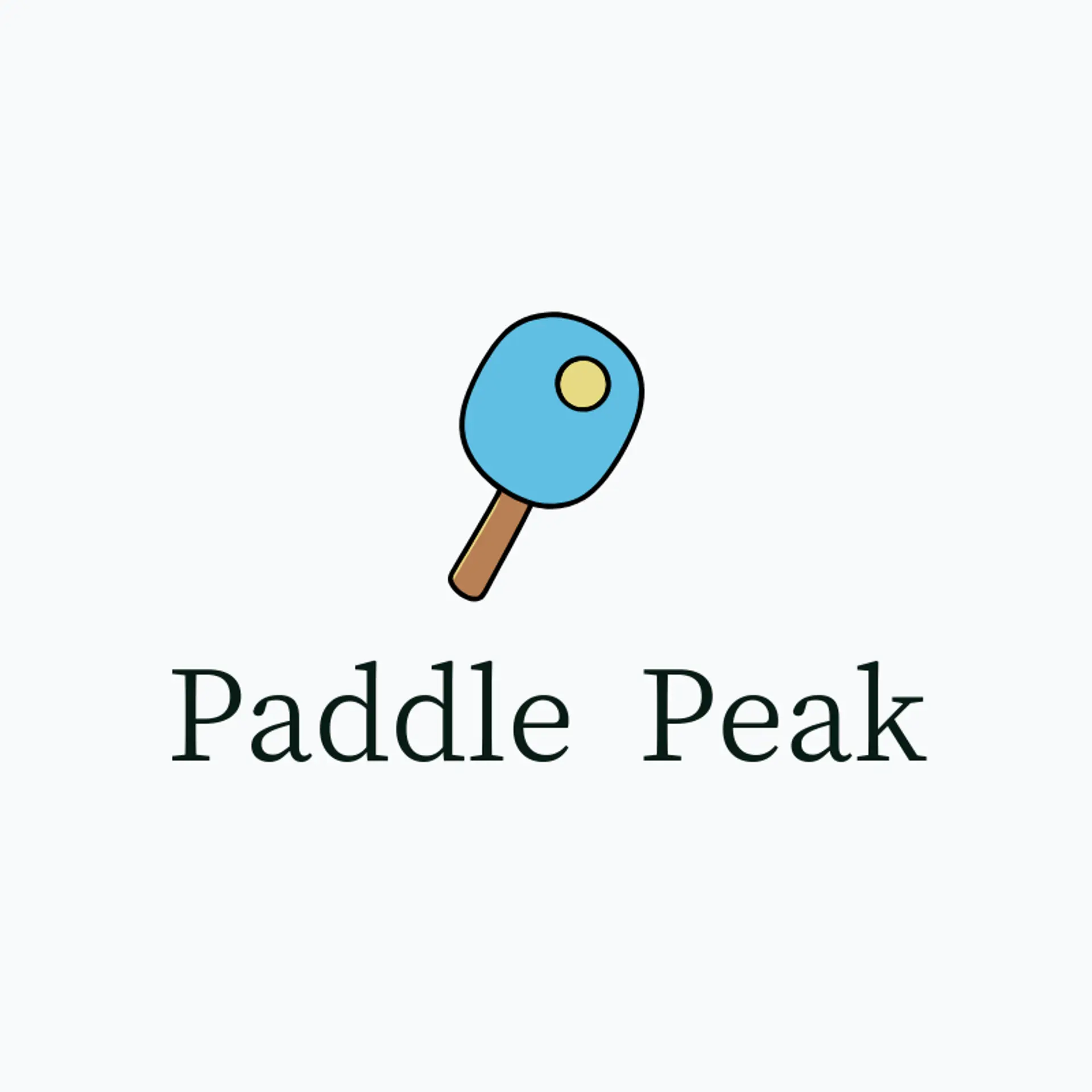 Paddle Peak logo for pickleball