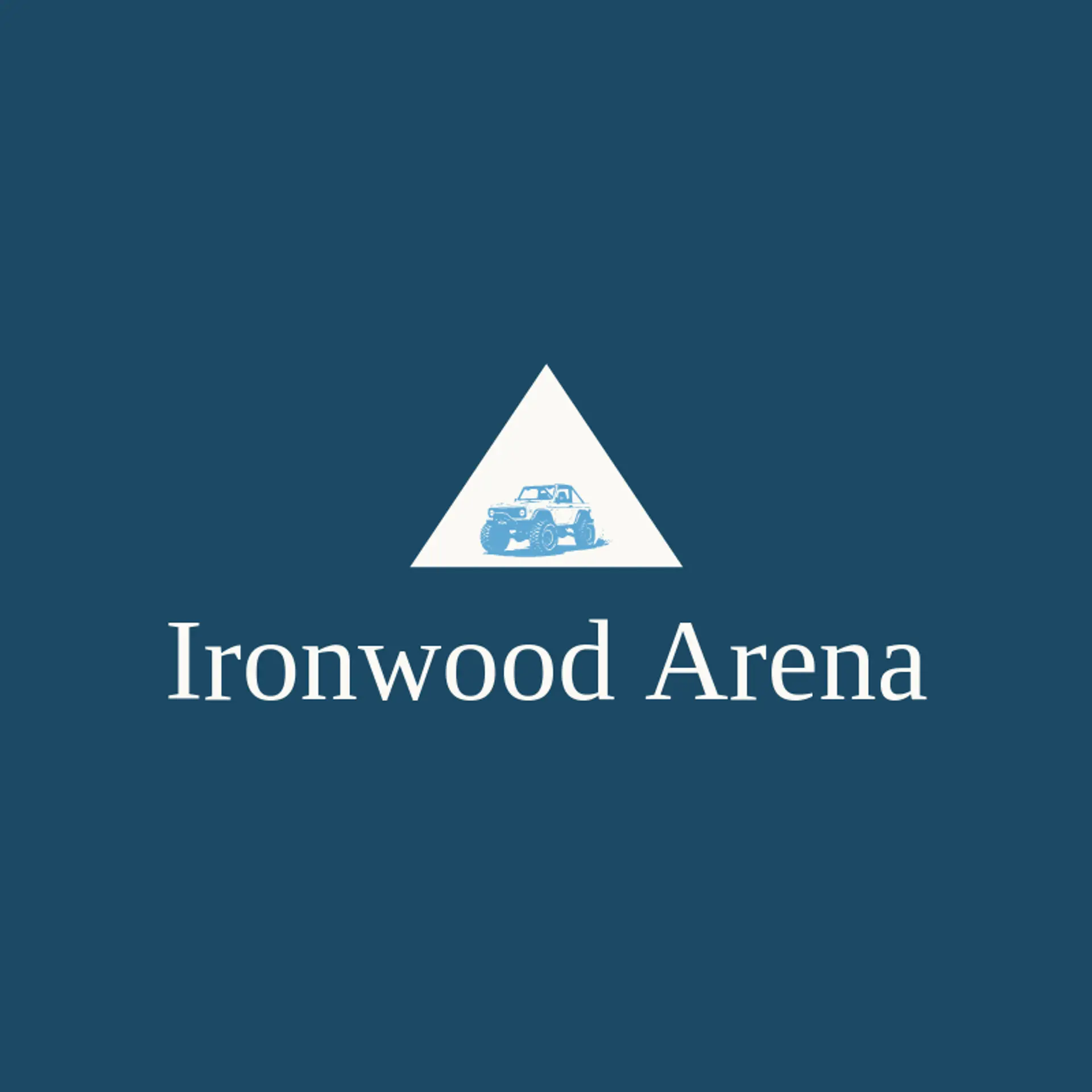 Ironwood Arena logo for bronco