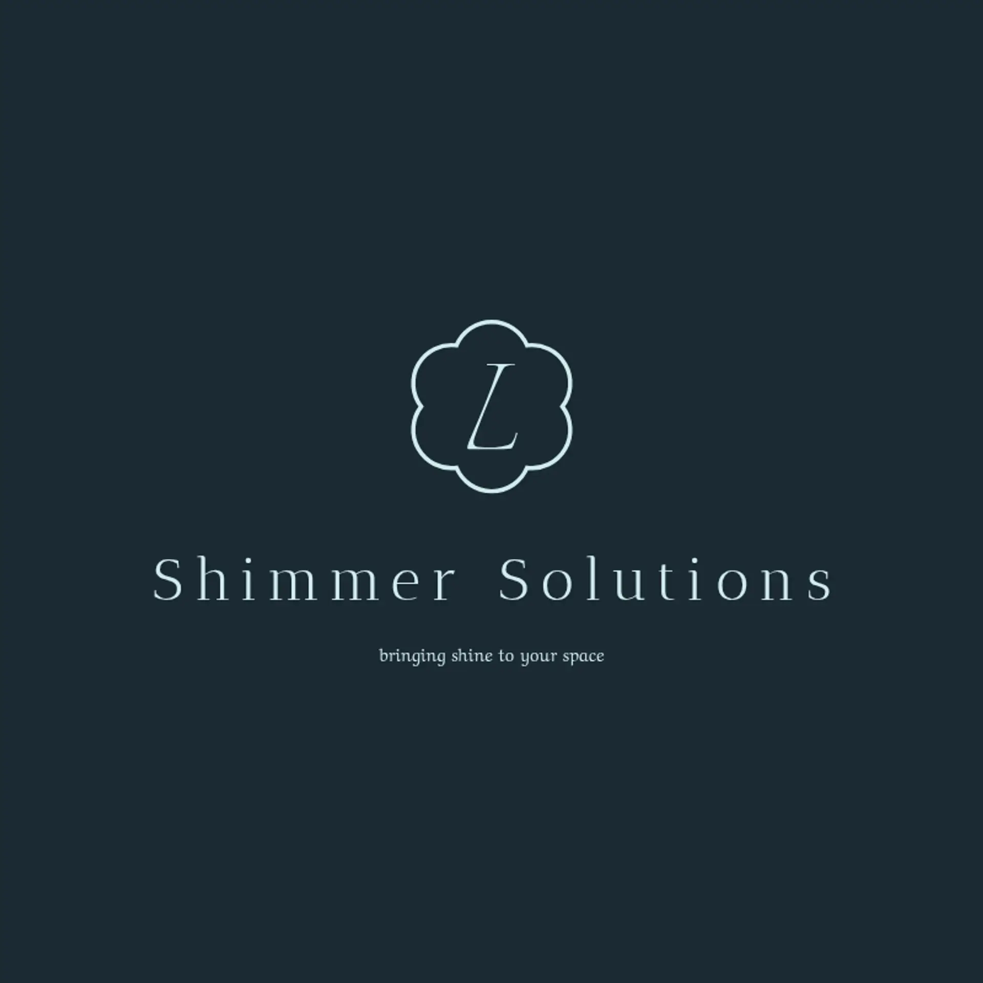 Shimmer Solutions logo for commercial cleaning