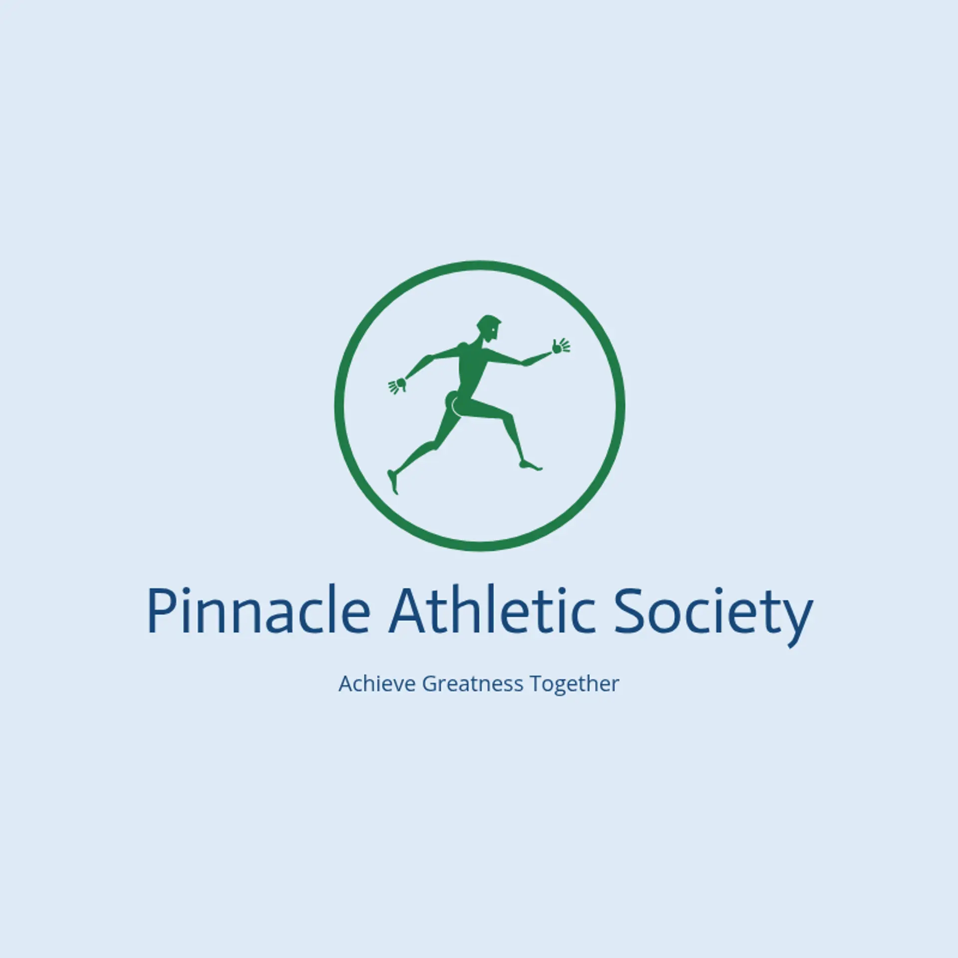 Pioneer Athletics logo for sports club