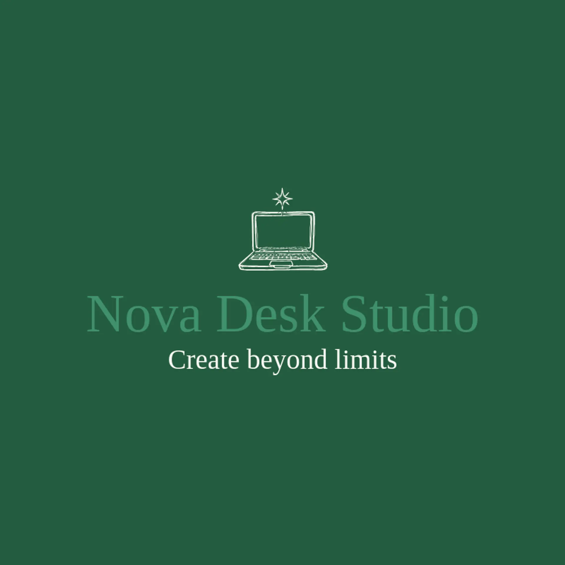 Nova Desk Studio logo for laptop
