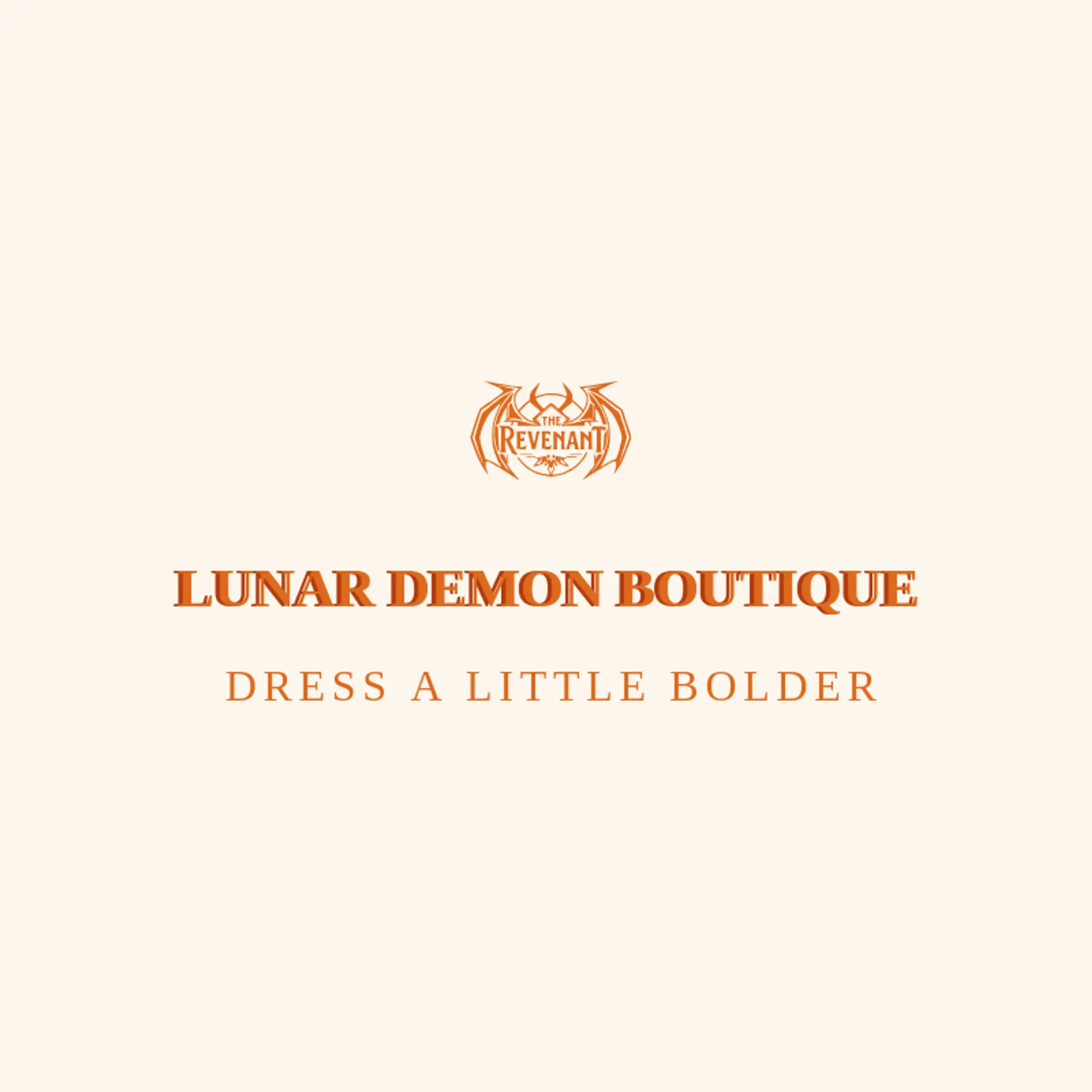 Lunar Demon Boutique logo for demon