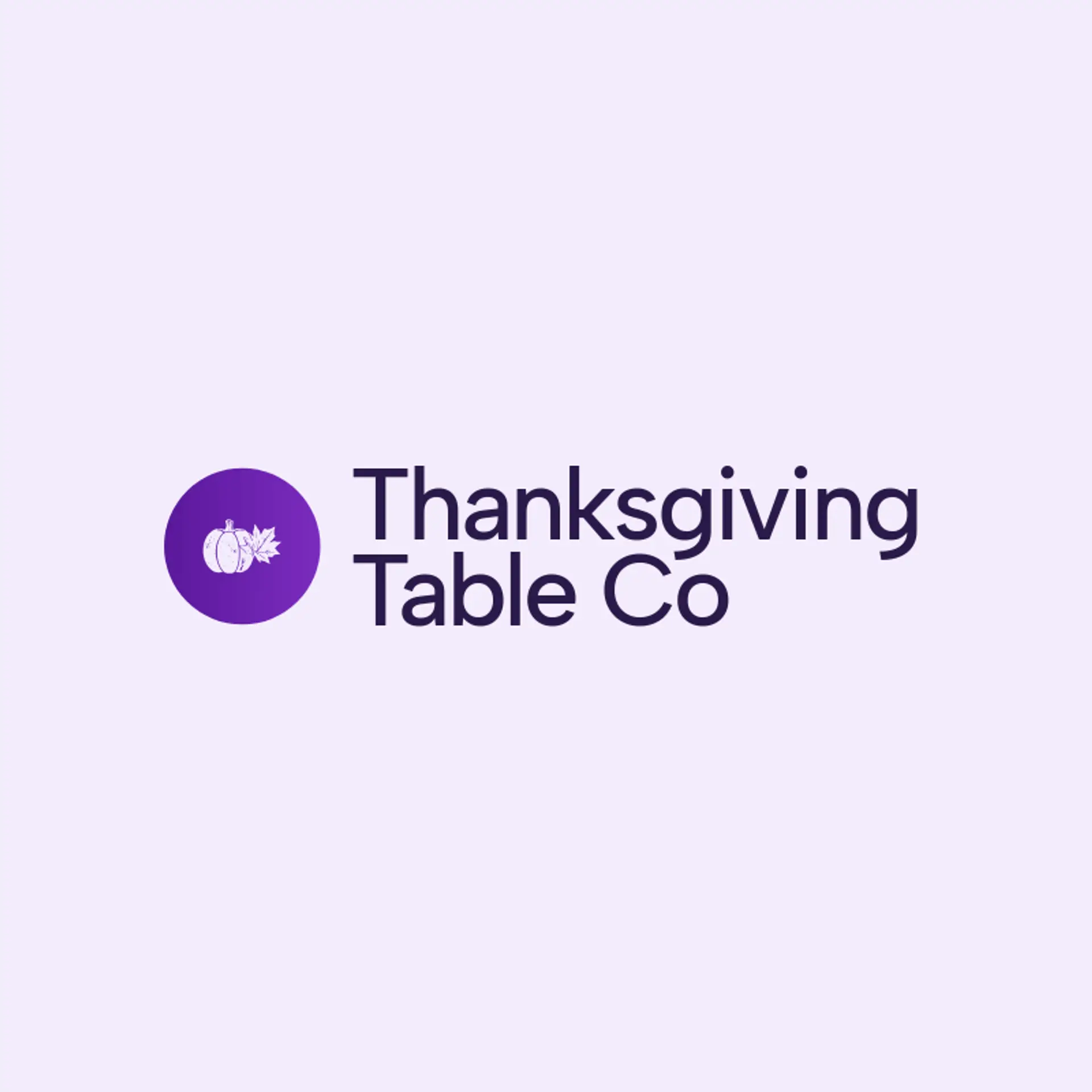 Thanksgiving Table Co logo for thanksgiving