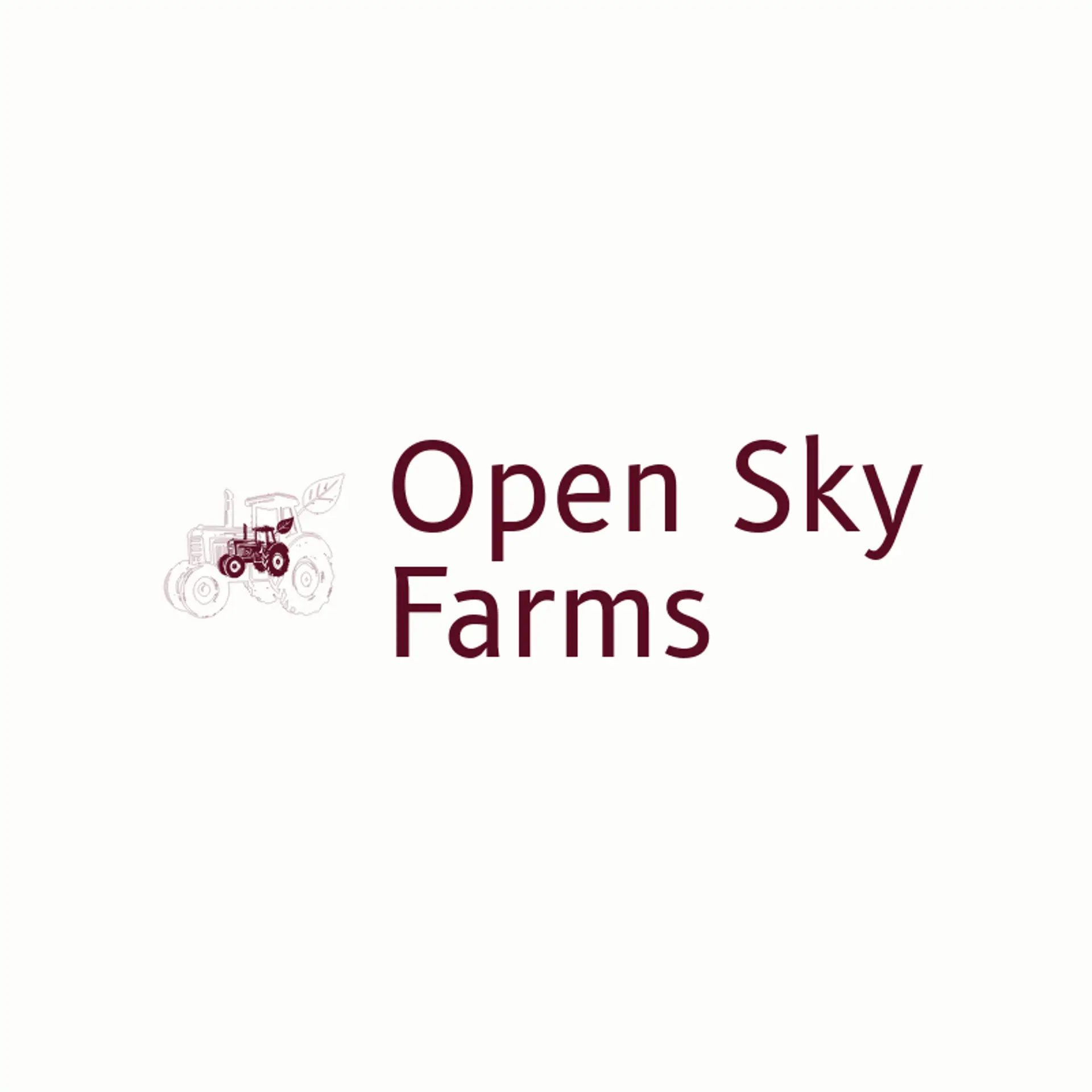 Open Sky Farms logo for farm