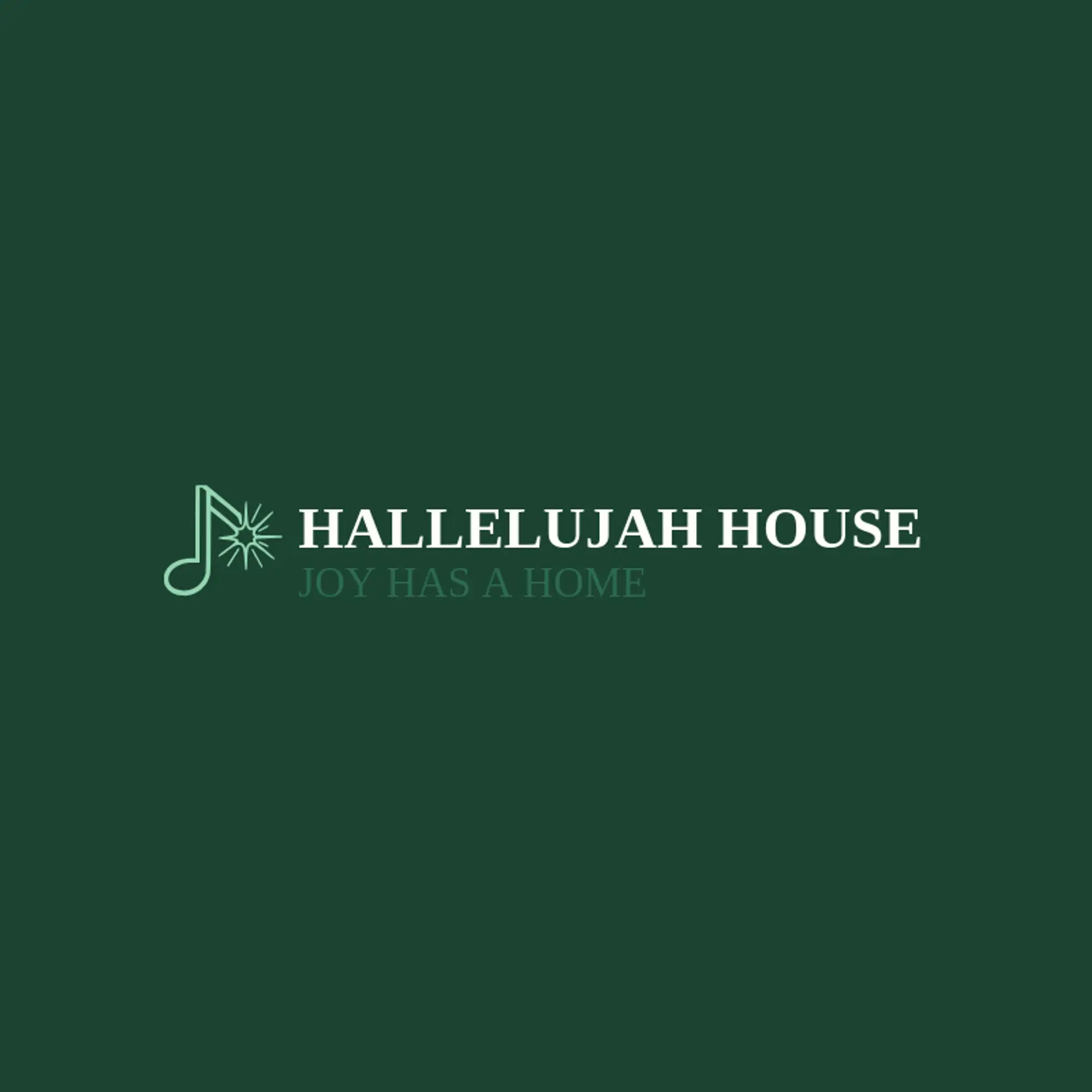Hallelujah House logo for worship