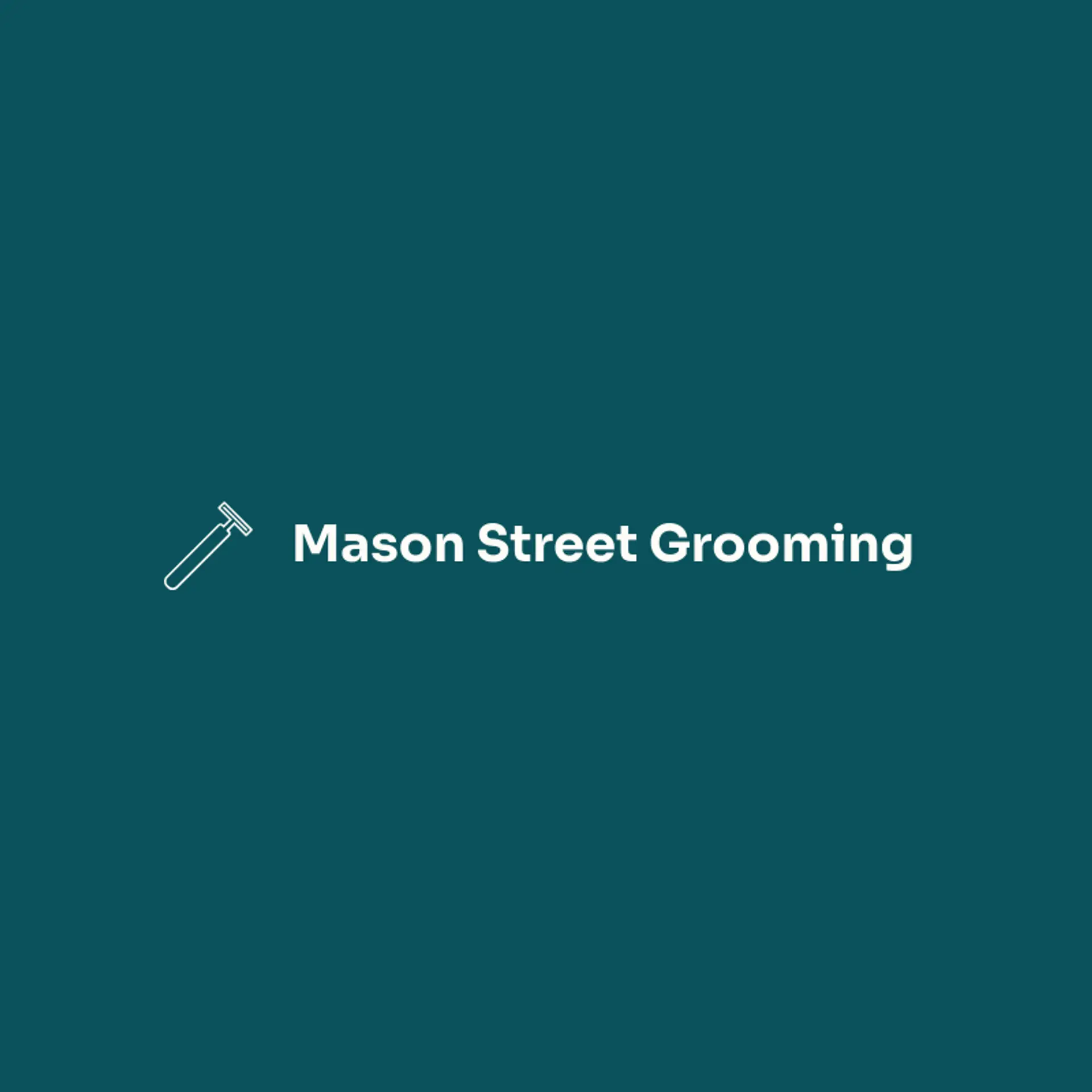 Mason Street Grooming logo for razor