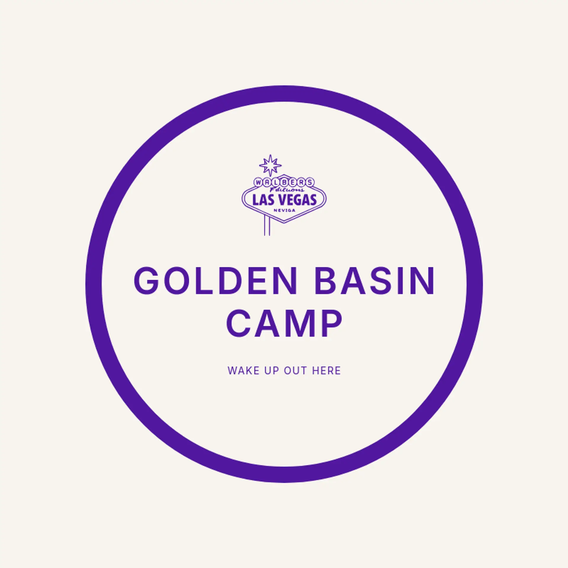 Golden Basin Camp logo for Nevada