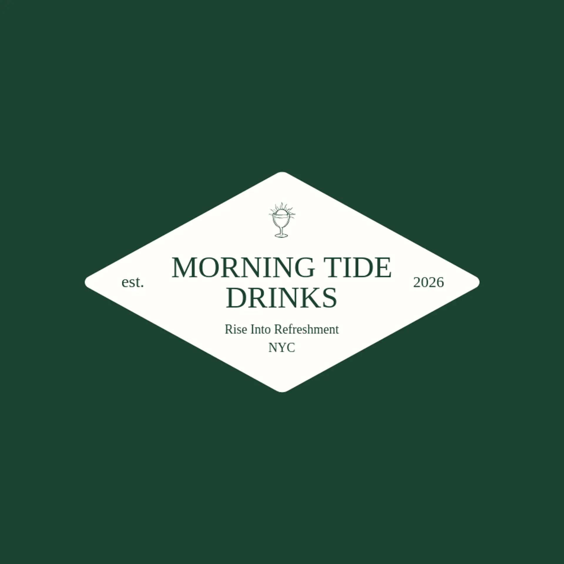 Morning Tide Drinks logo for drink