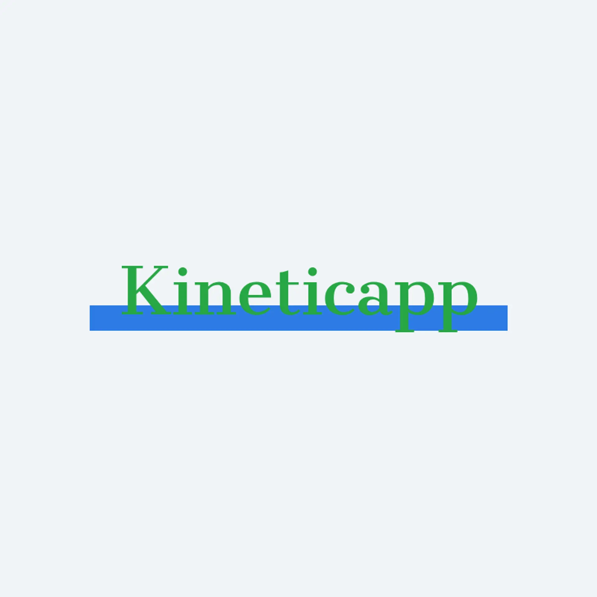 KineticApp logo for fitness app
