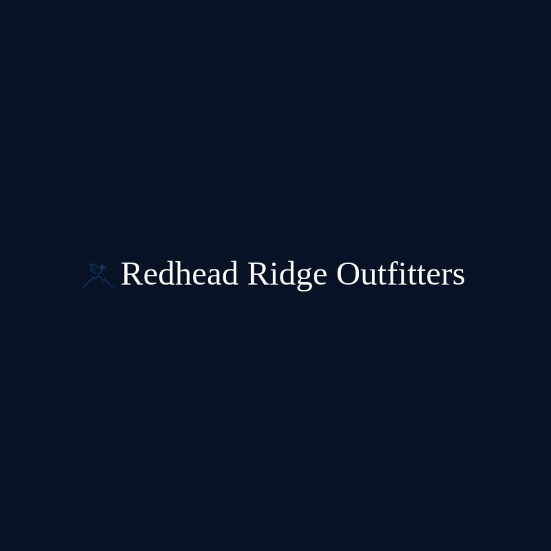 Redhead Ridge Outfitters logo for duck hunting