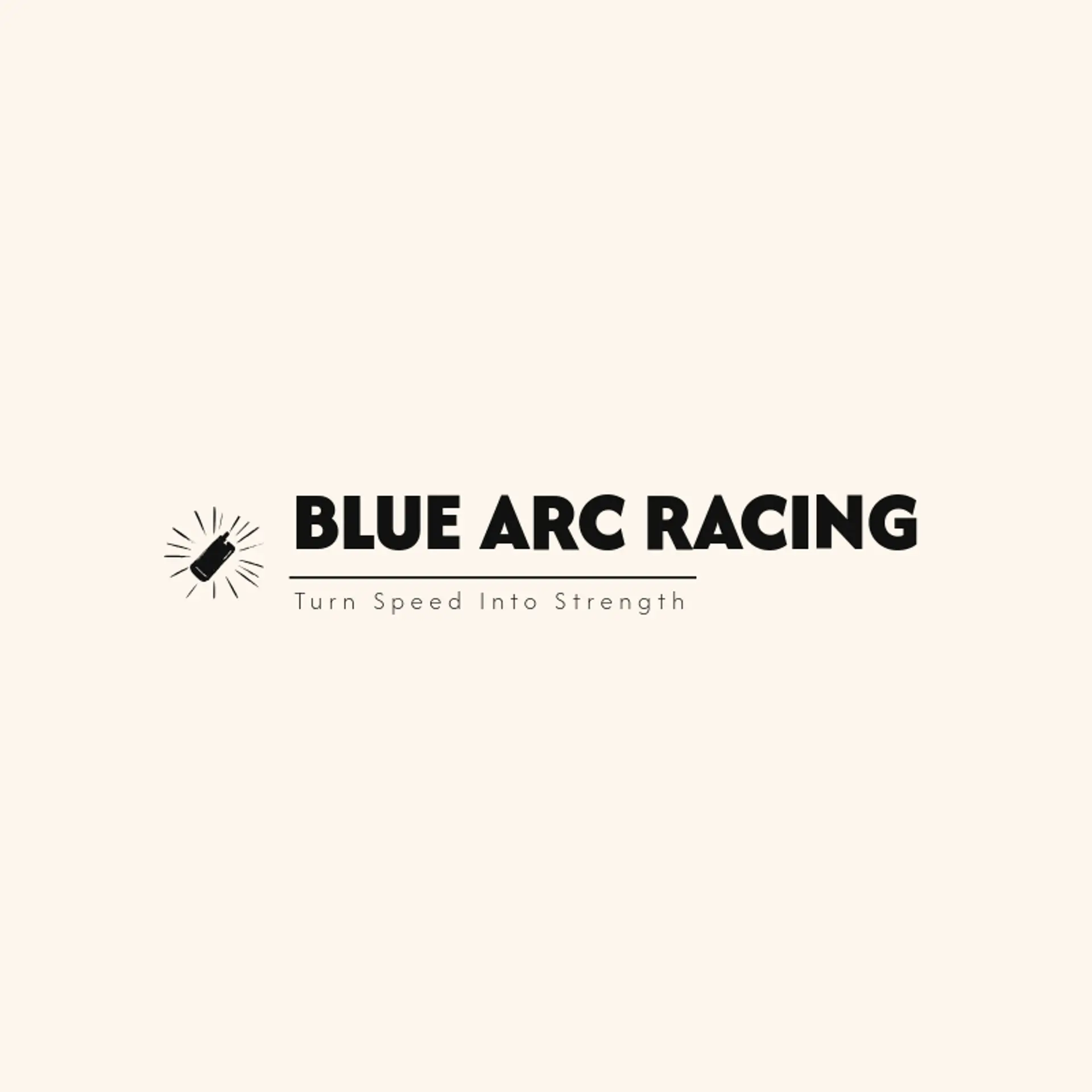 Blue Arc Racing logo for track