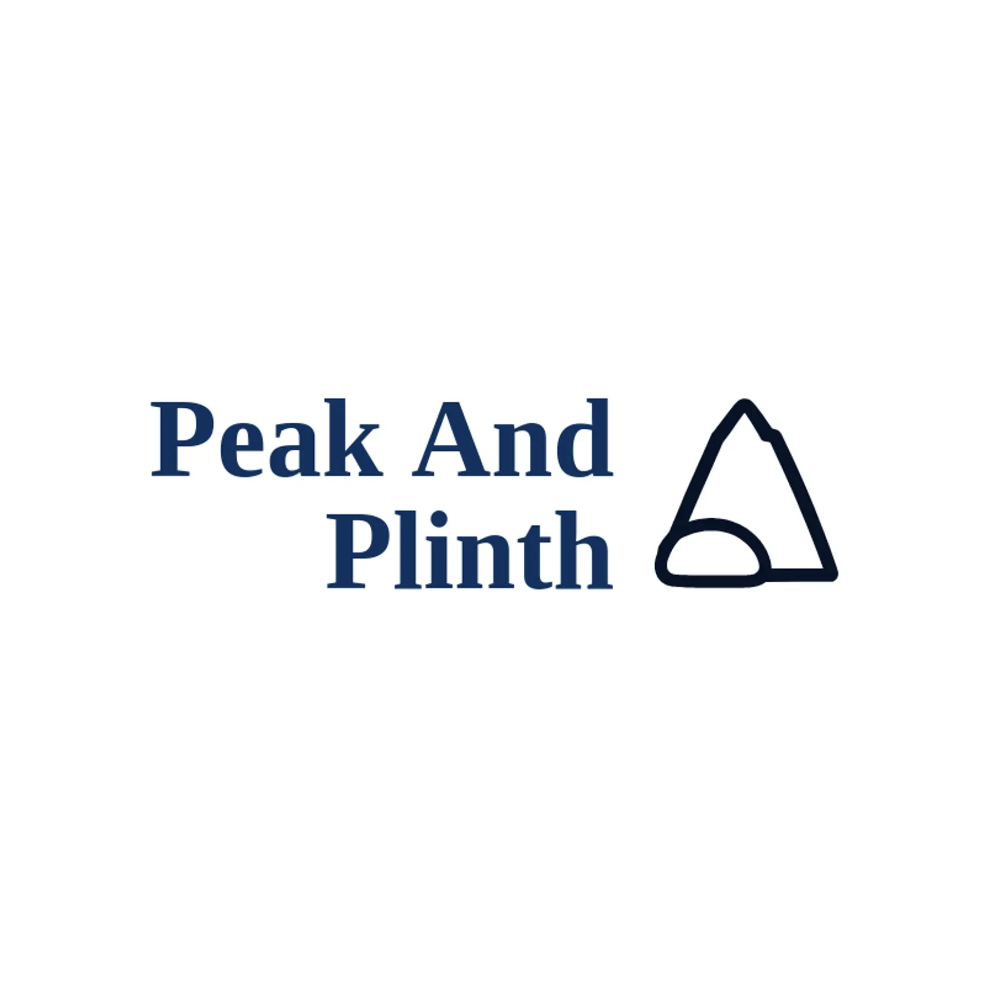 Peak And Plinth logo for stone