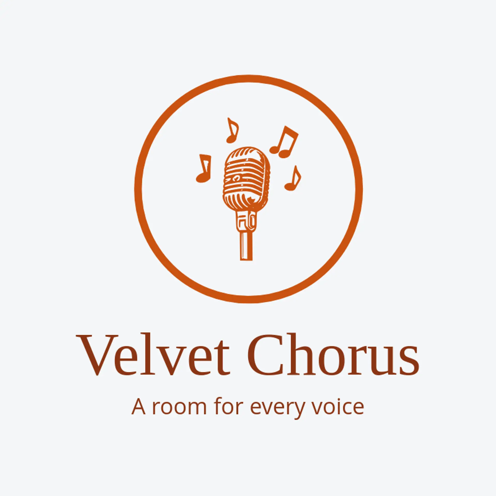 Velvet Chorus logo for karaoke