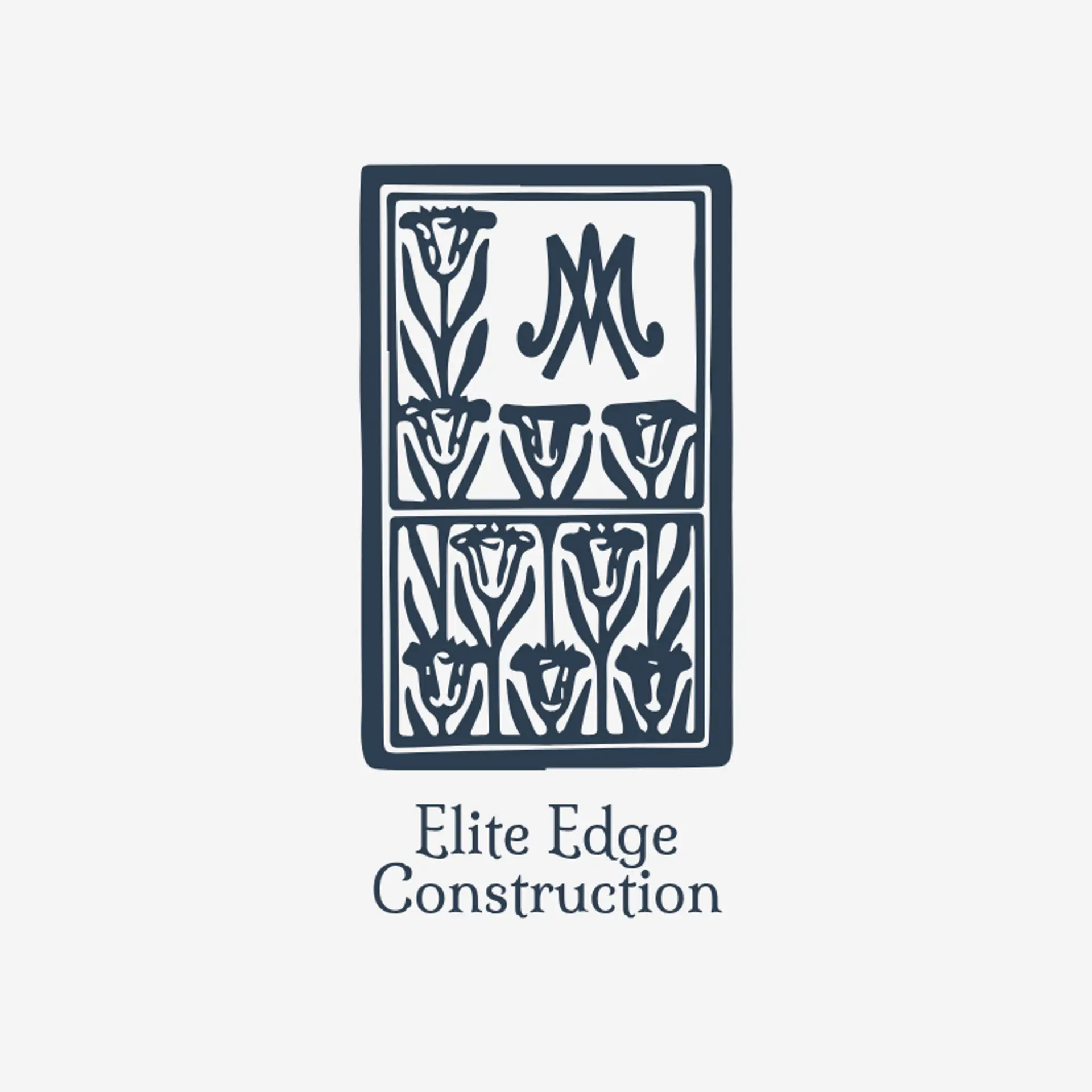 Elite Edge Construction logo for construction