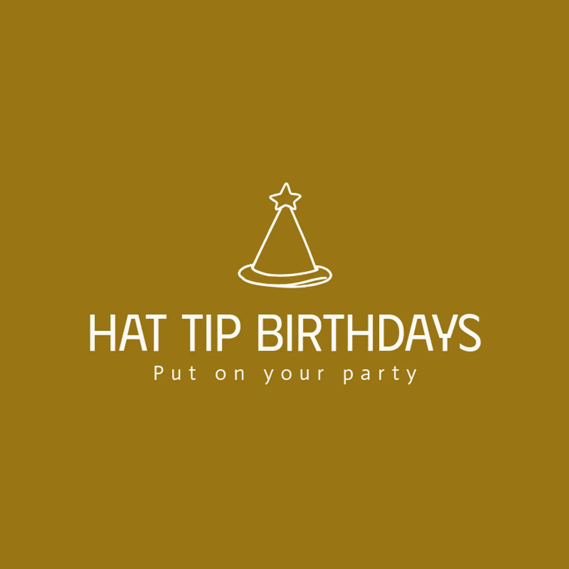 Hat Tip Birthdays logo for birthday