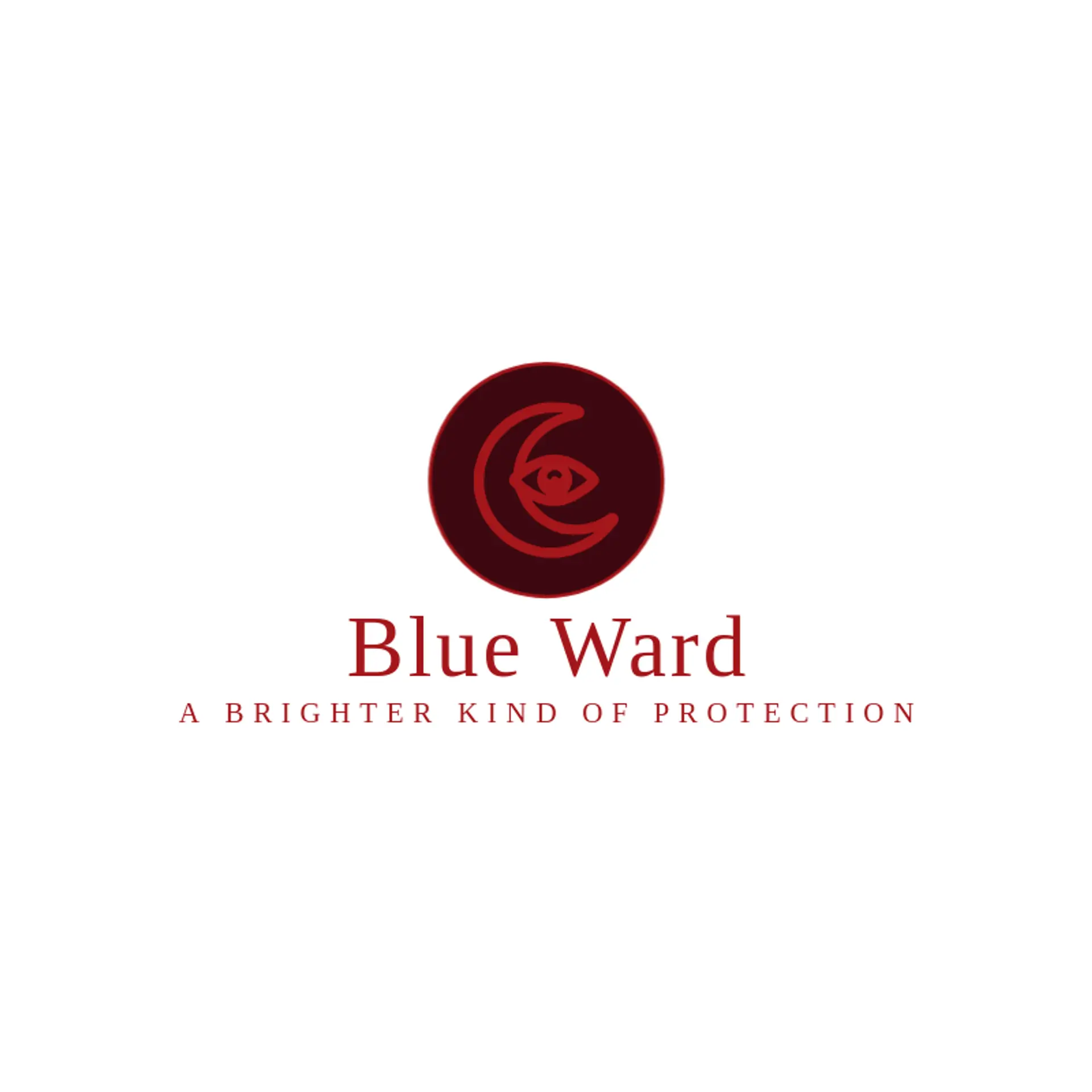 Blue Ward logo for evil eye