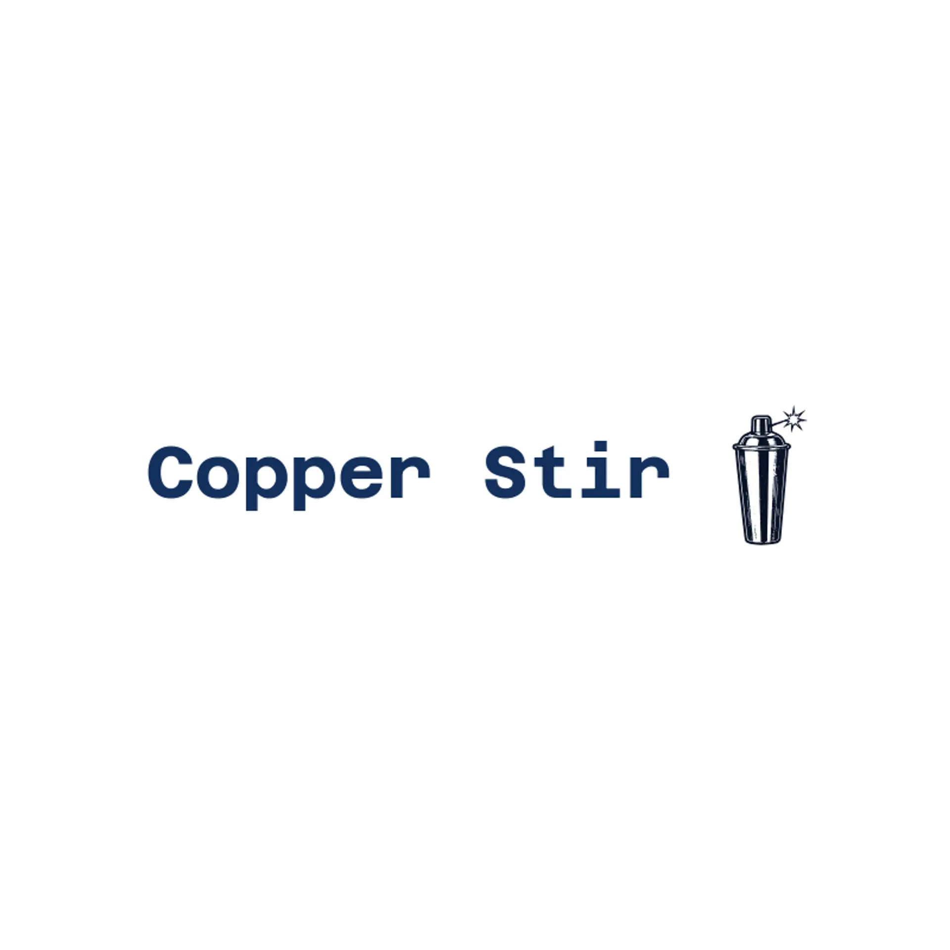 Copper Stir logo for alcohol