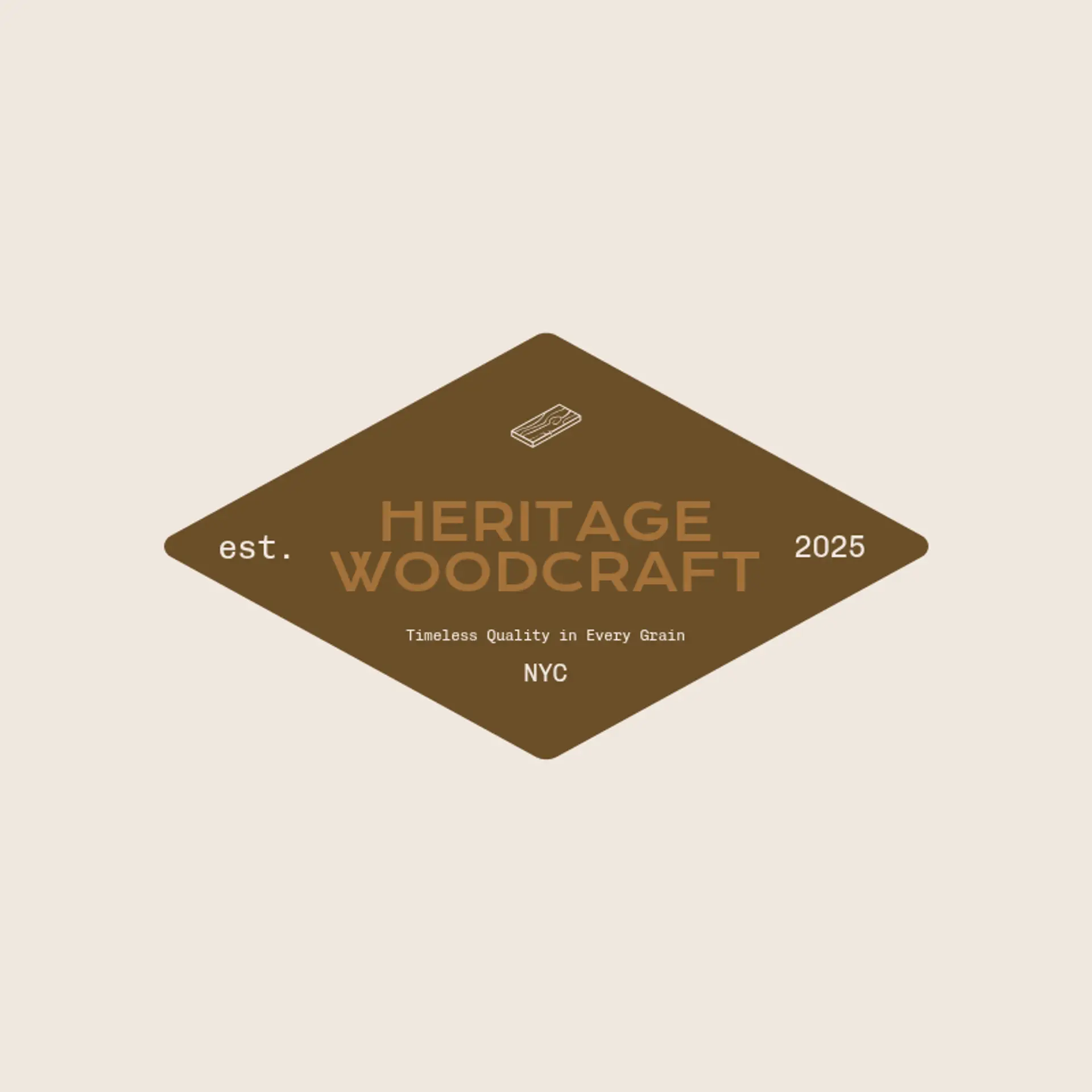 TimberCraft Studio logo for woodworking