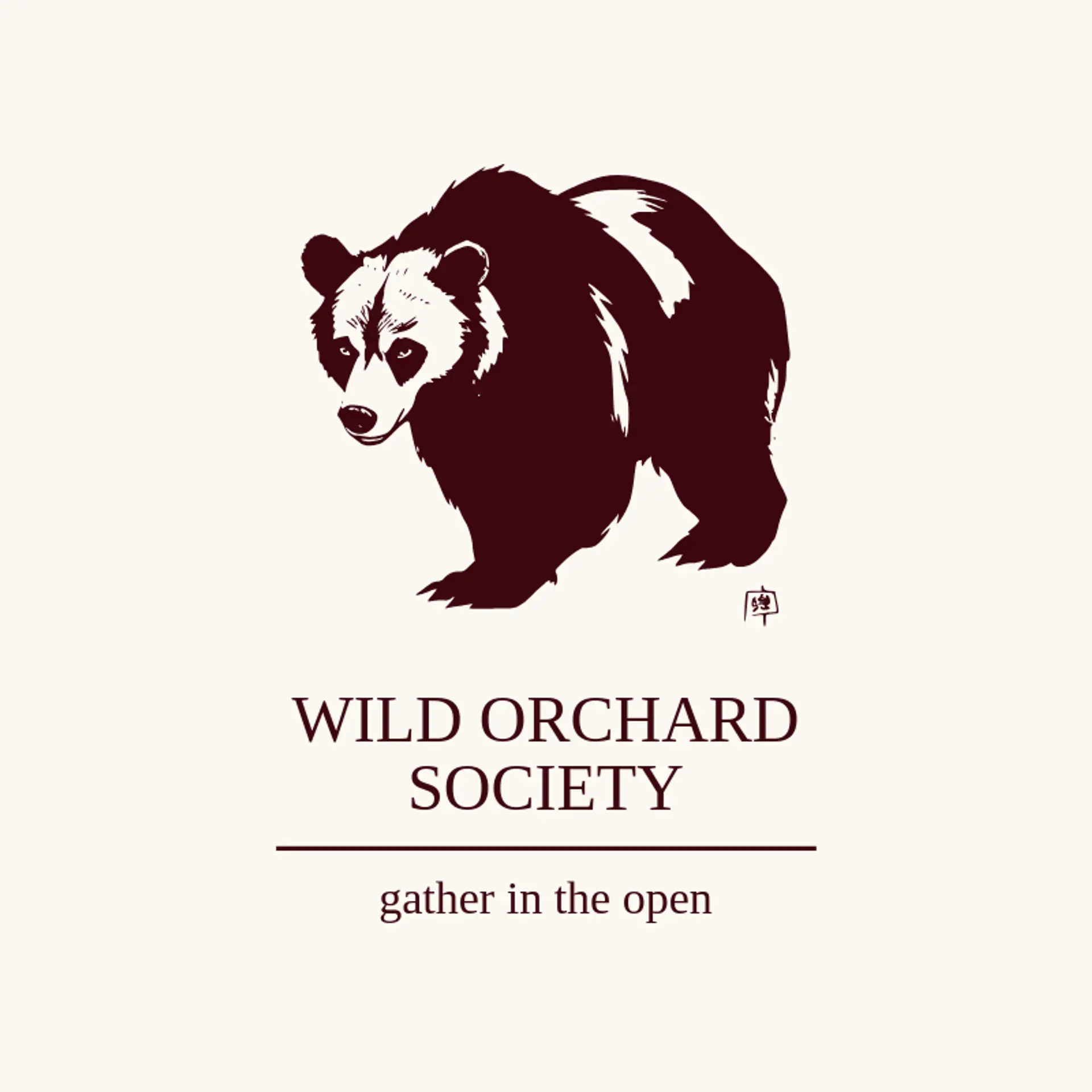 Wild Orchard Society logo for wild