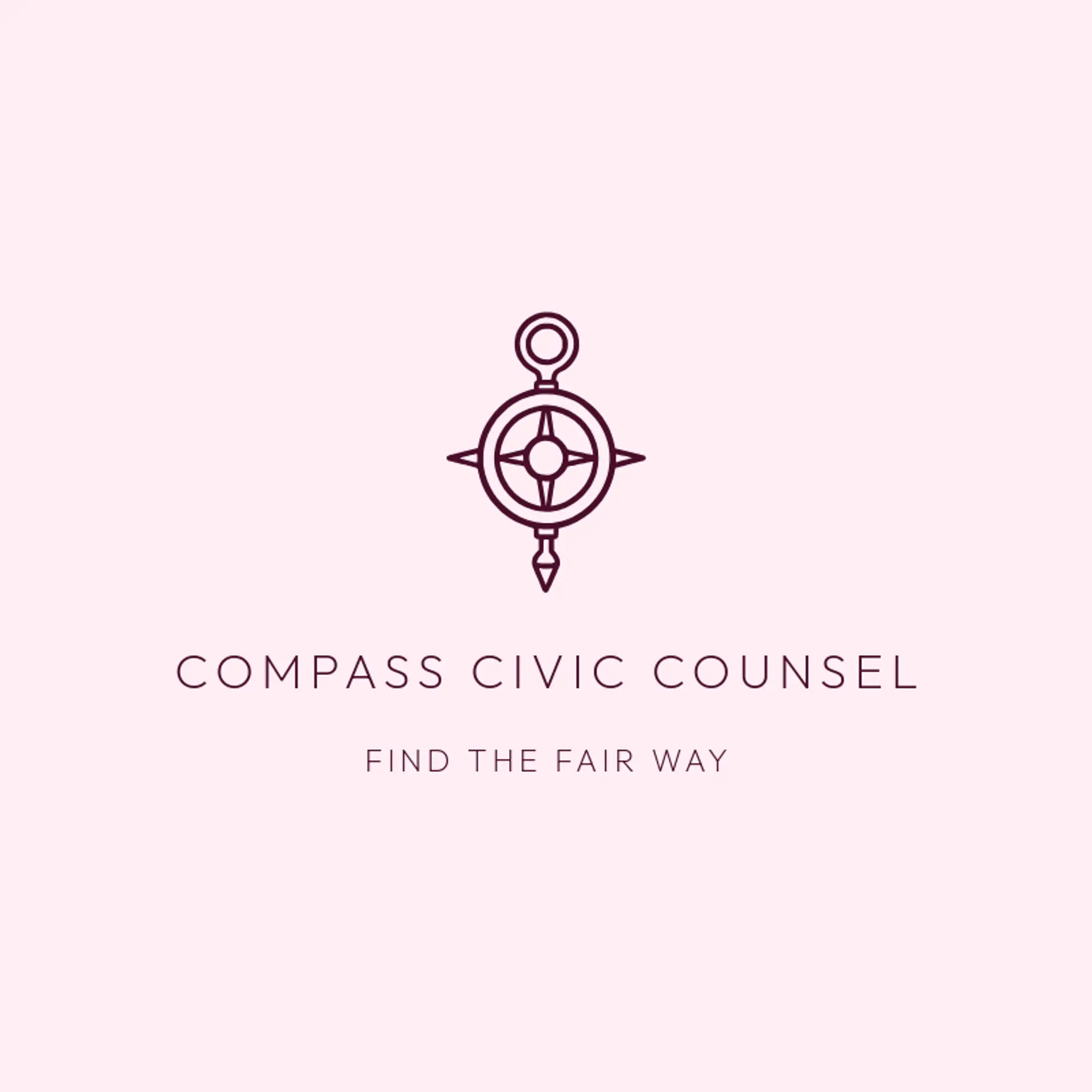 Compass Civic Counsel logo for justice