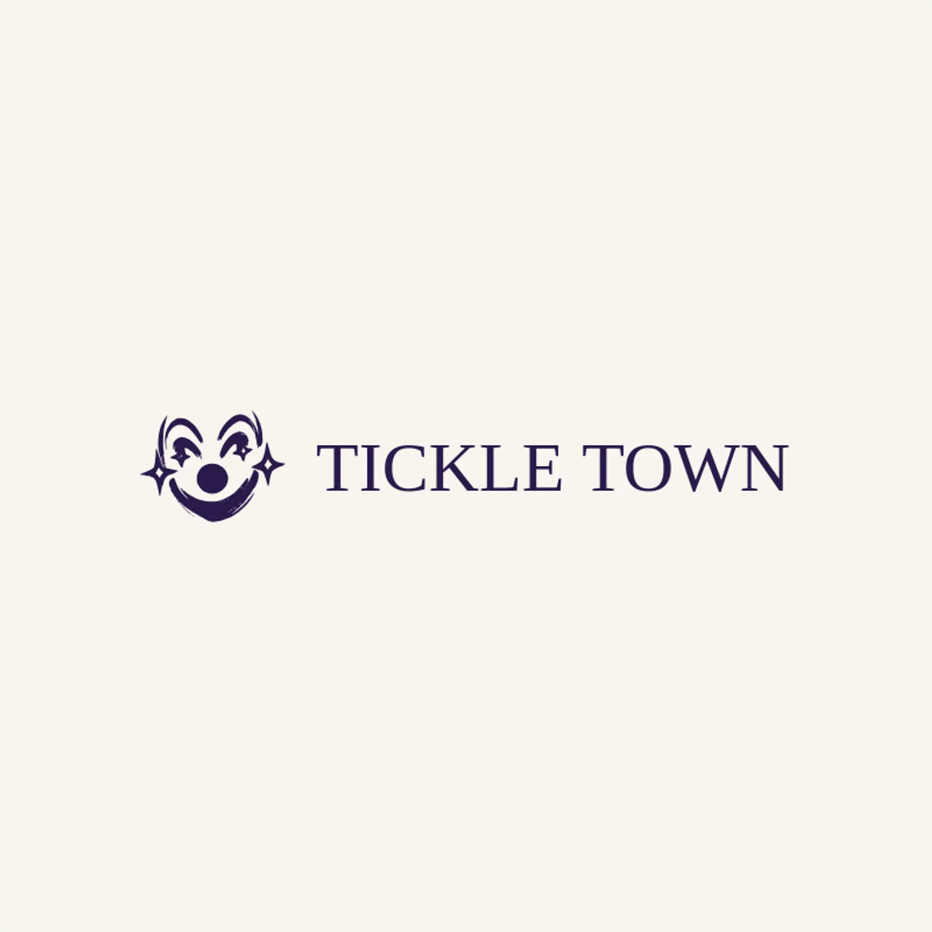 Tickle Town logo for clown