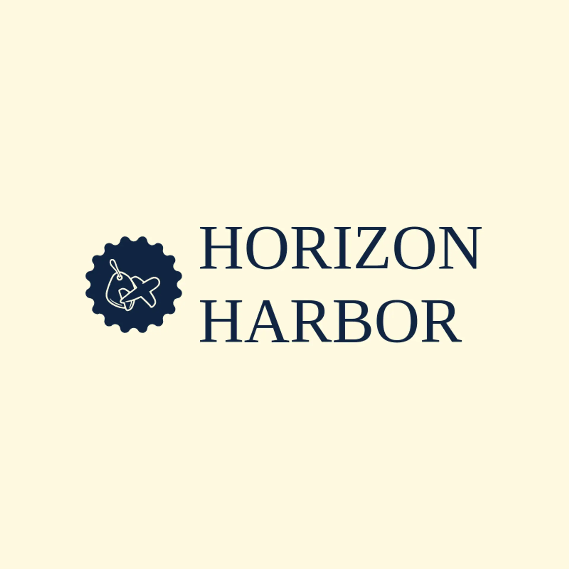 Horizon Harbor logo for airport