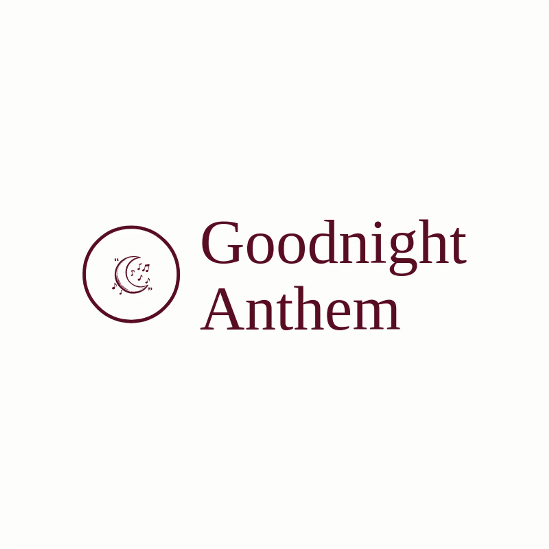 Goodnight Anthem logo for concert