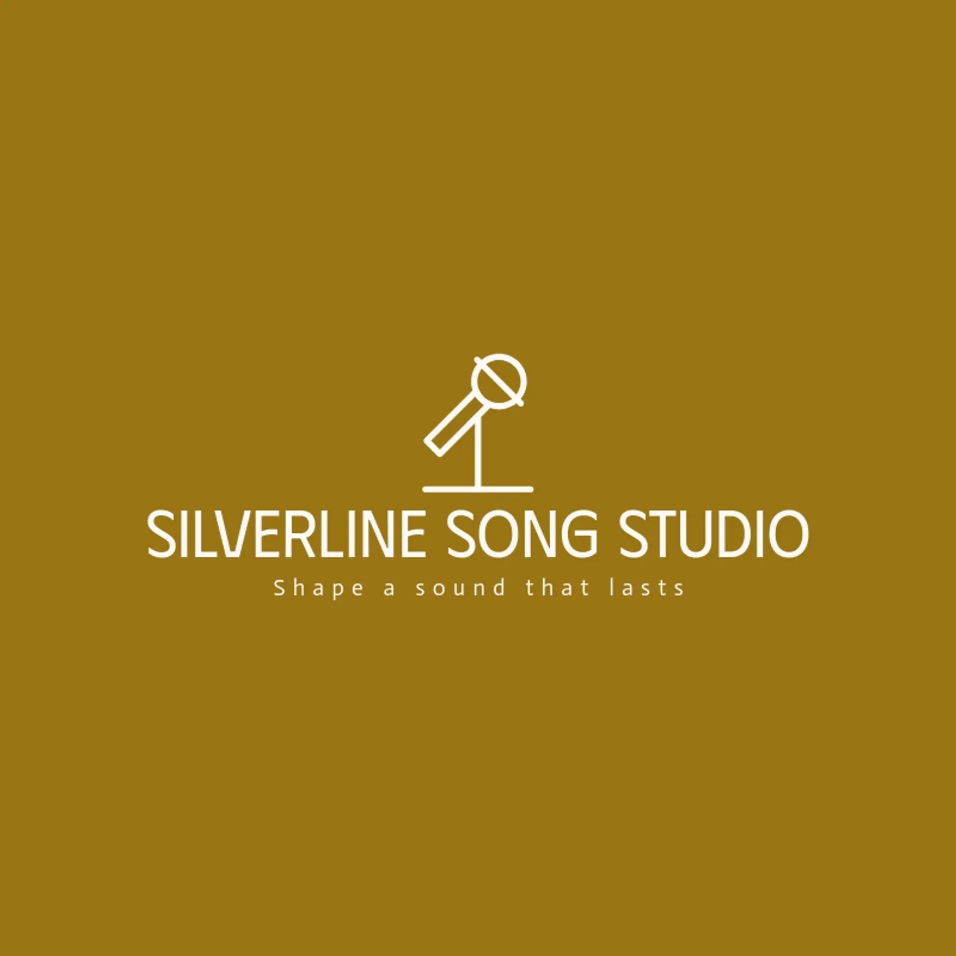 Silverline Song Studio logo for singer