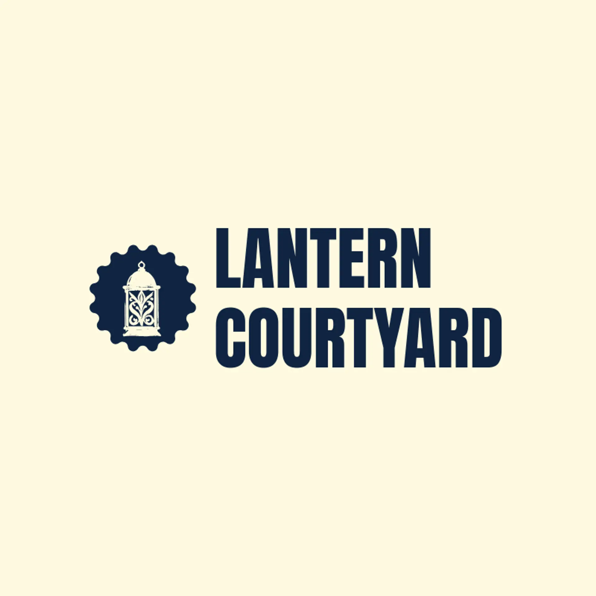 Lantern Courtyard logo for islamic