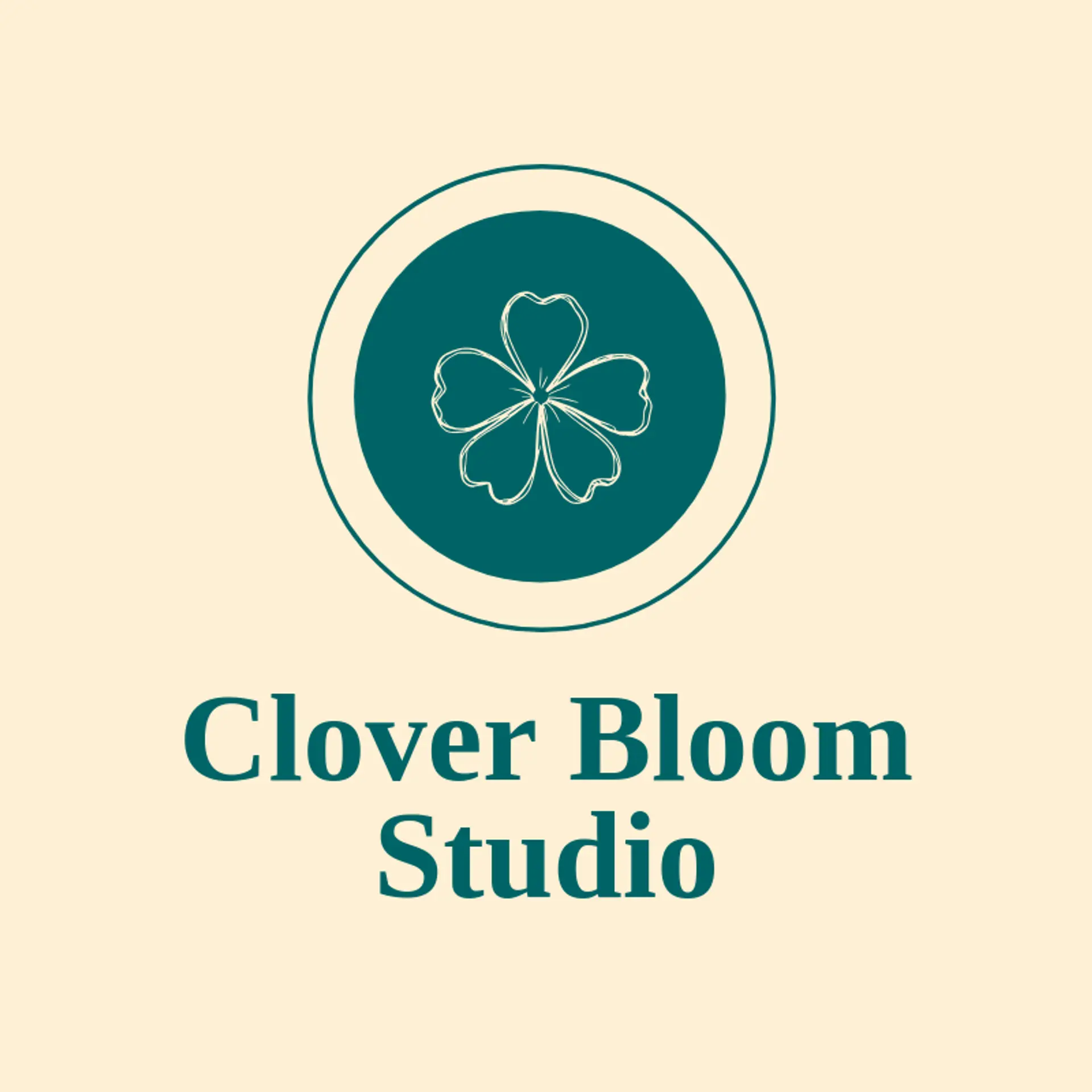 Clover Bloom Studio logo for blossom