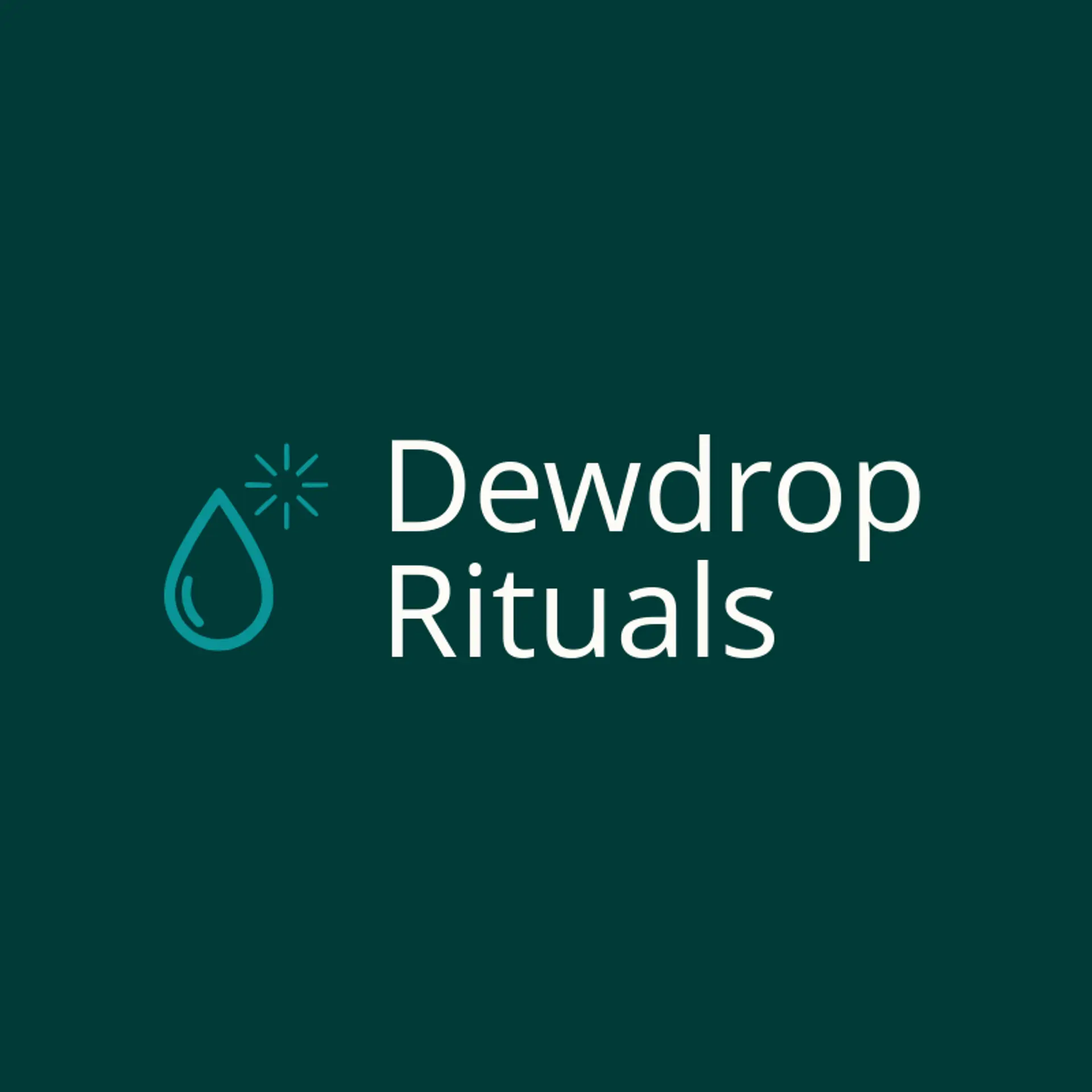 Dewdrop Rituals logo for skin