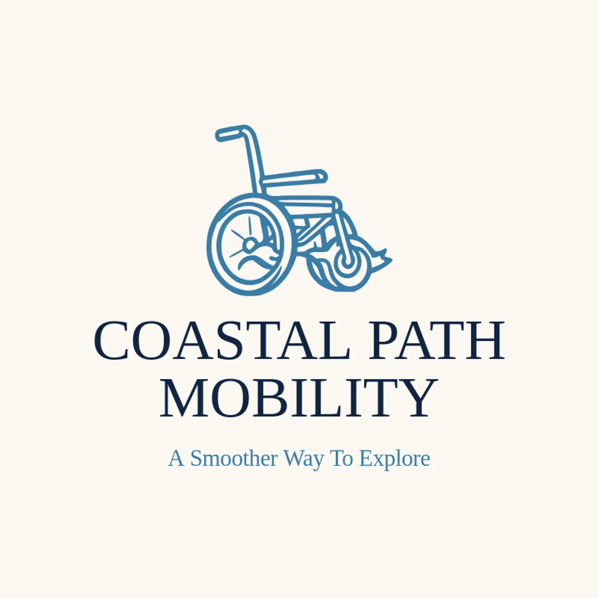 Coastal Path Mobility logo for wheelchair