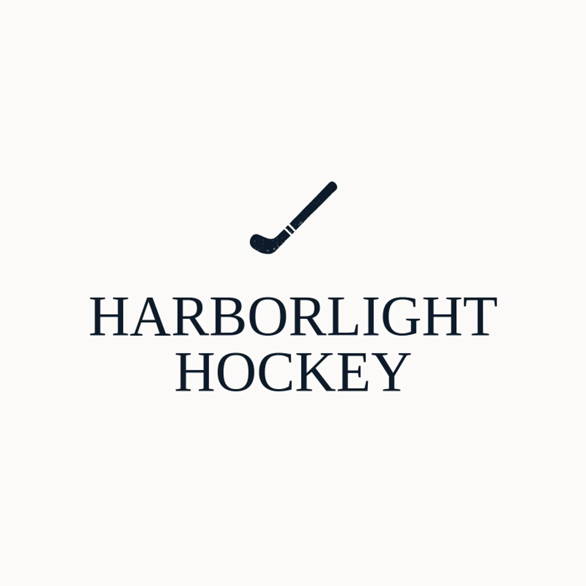 Harborlight Hockey logo for hockey stick