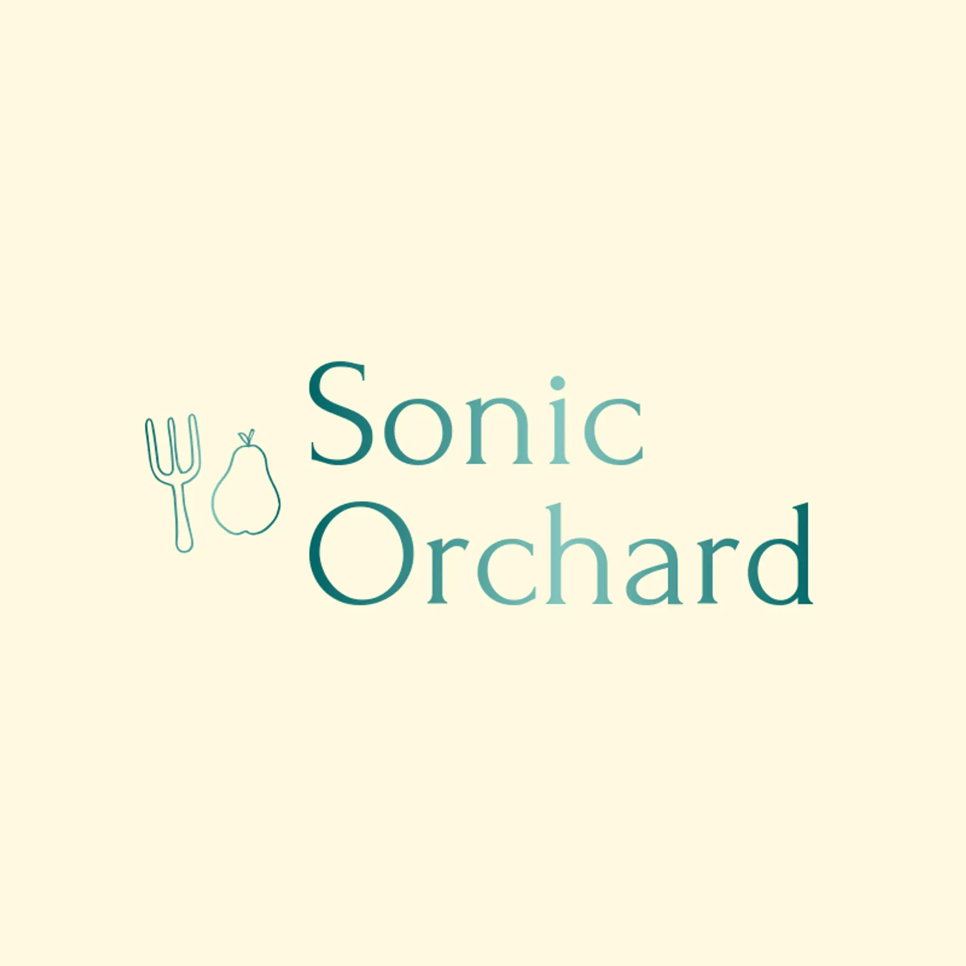 Sonic Orchard logo for sound