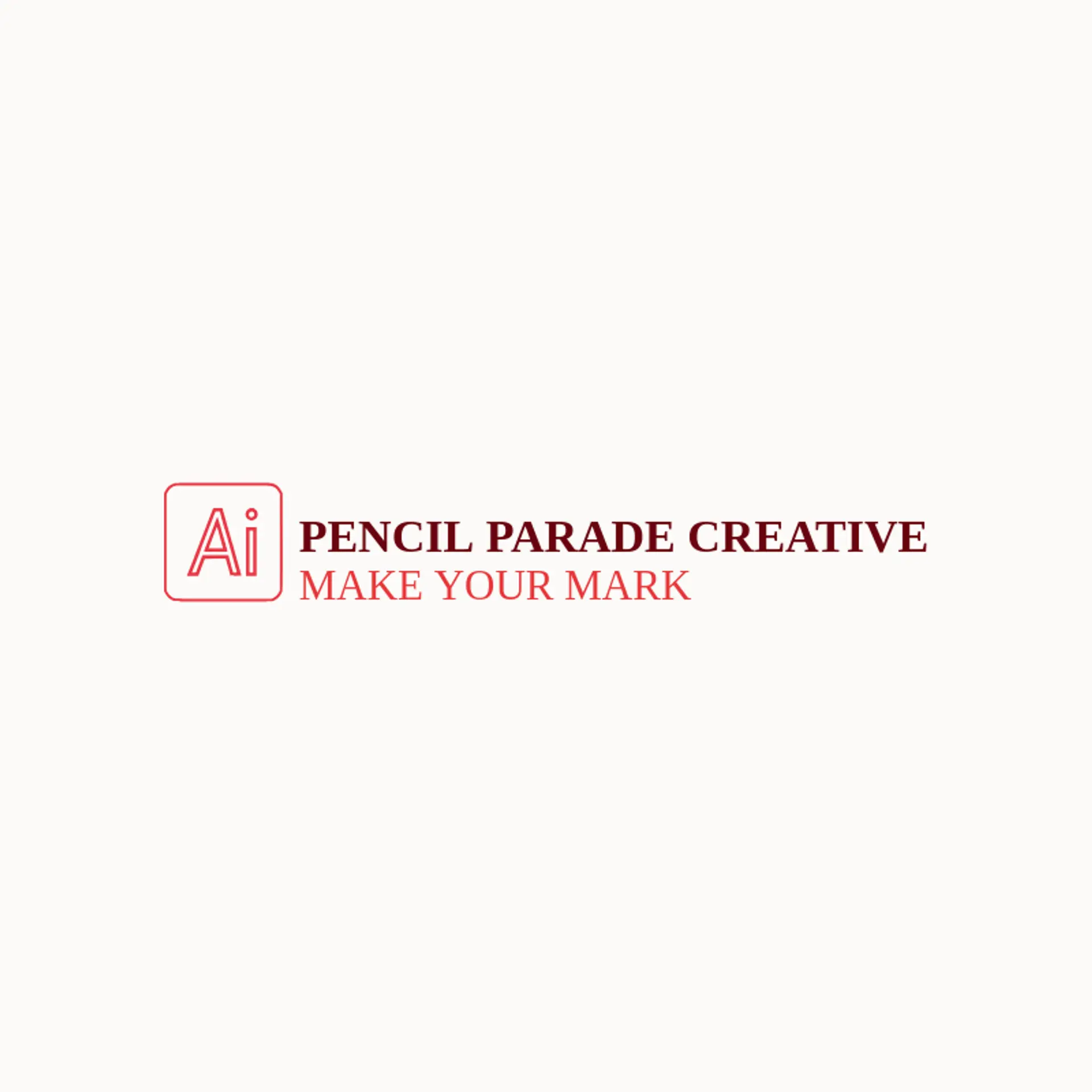 Pencil Parade Creative logo for illustrator
