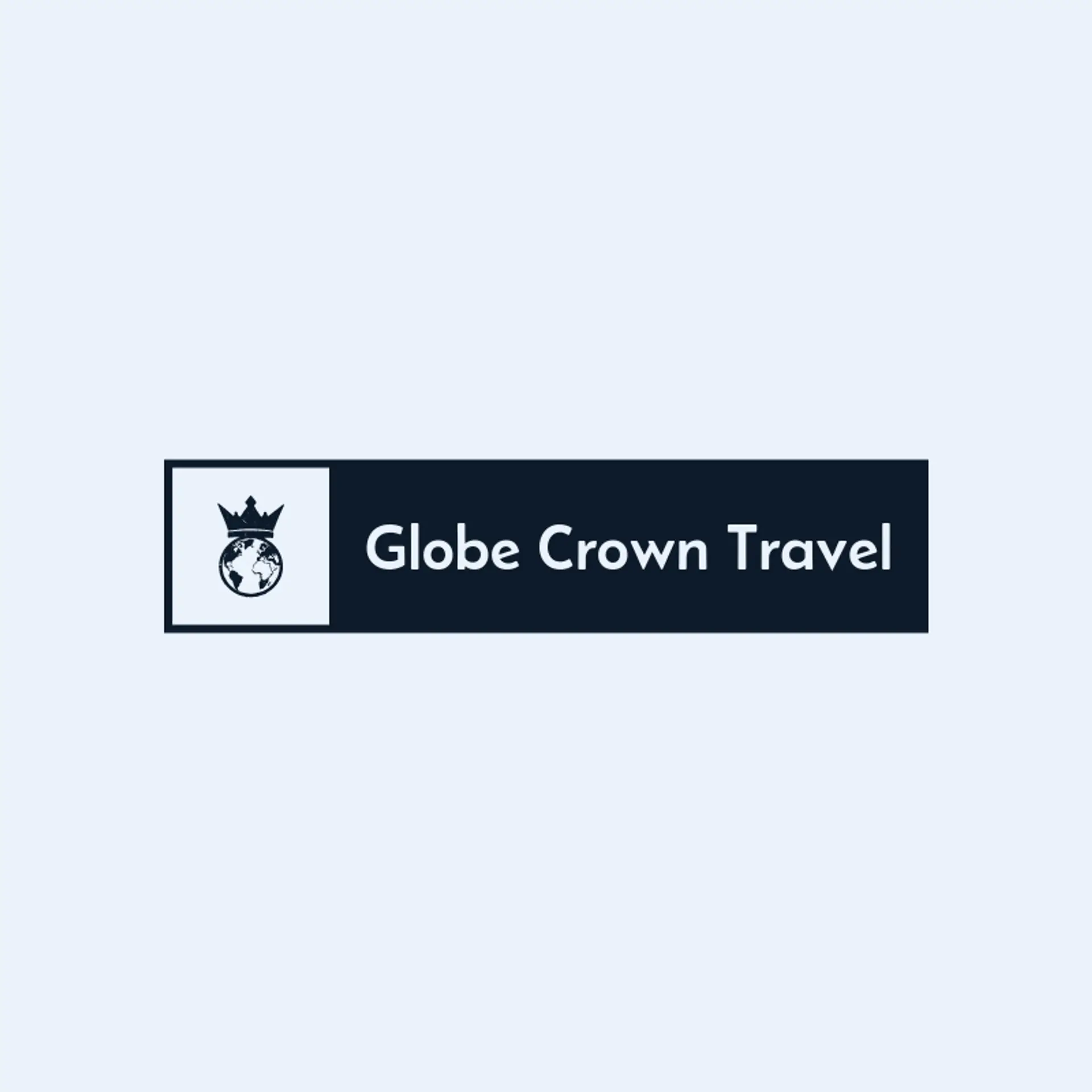 Globe Crown Travel logo for queen