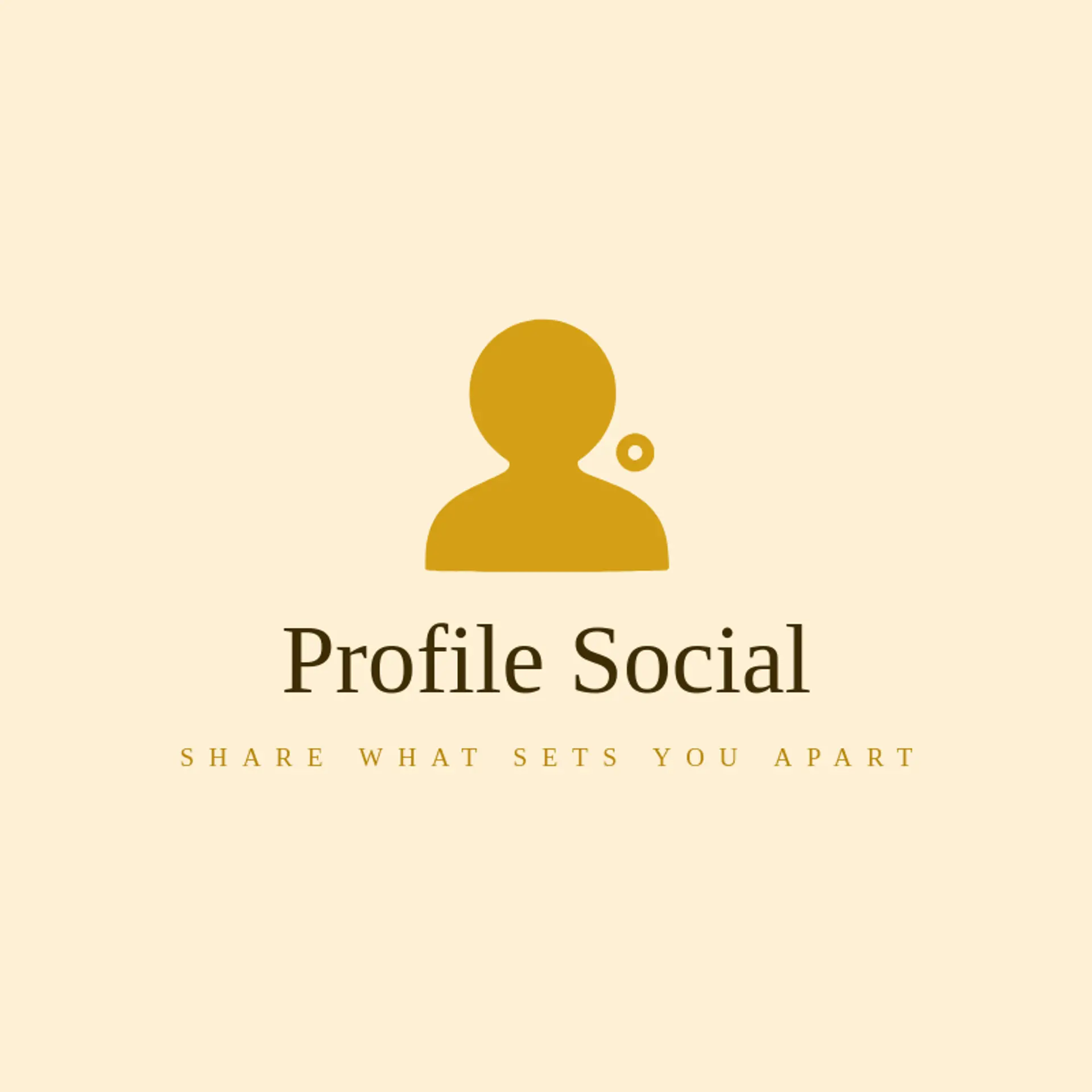 Profile Social logo for profile