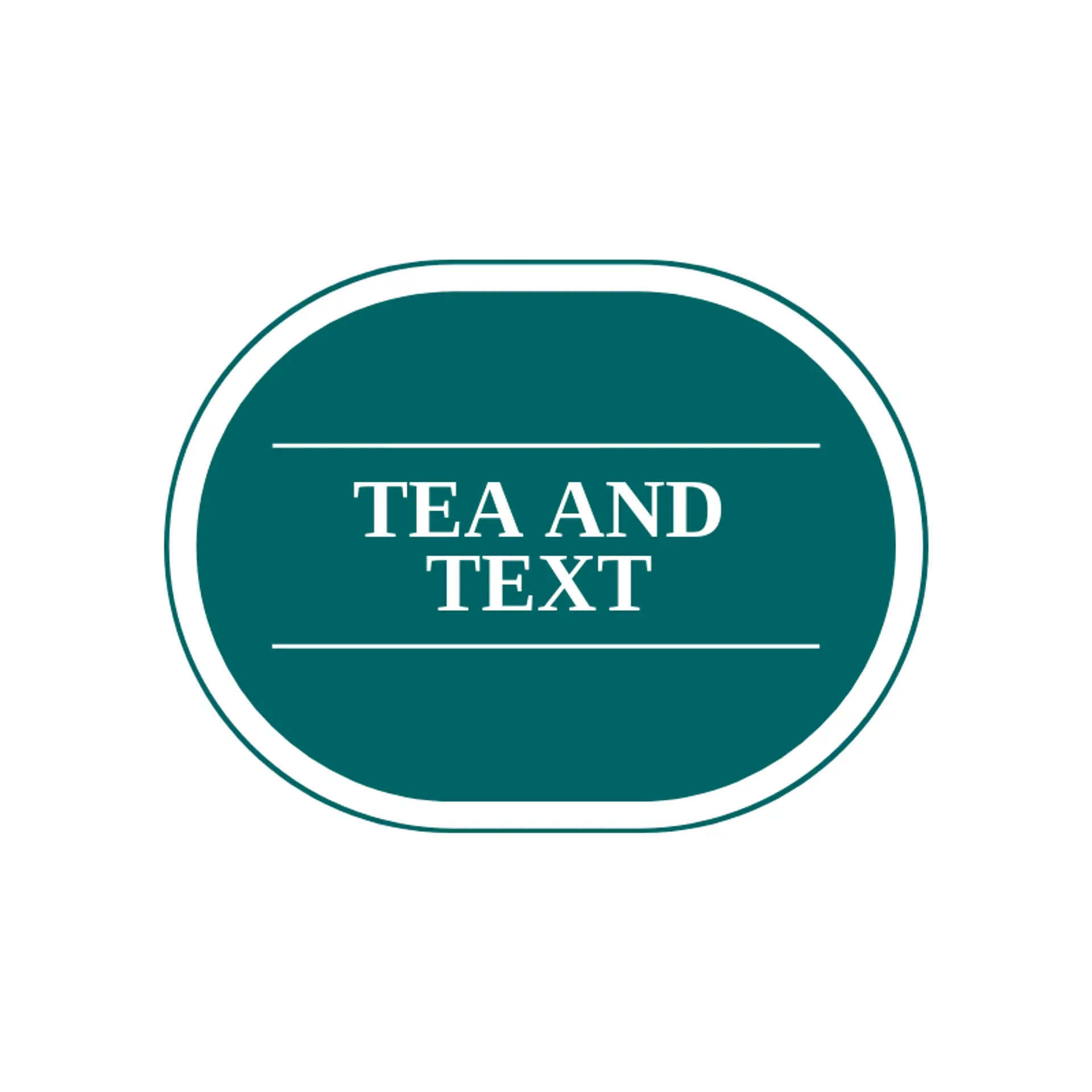 Tea And Text logo for book club
