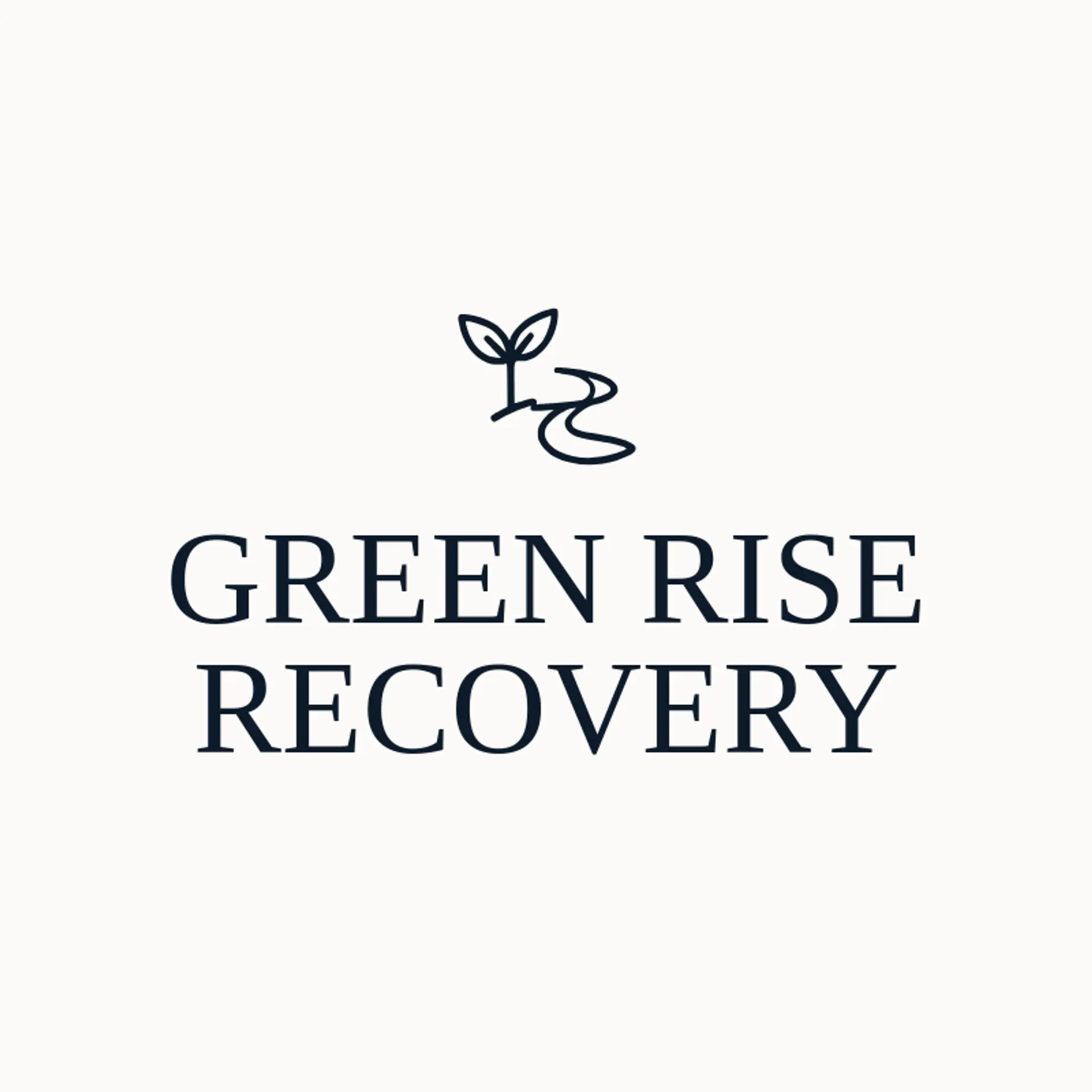 Green Rise Recovery logo for recovery