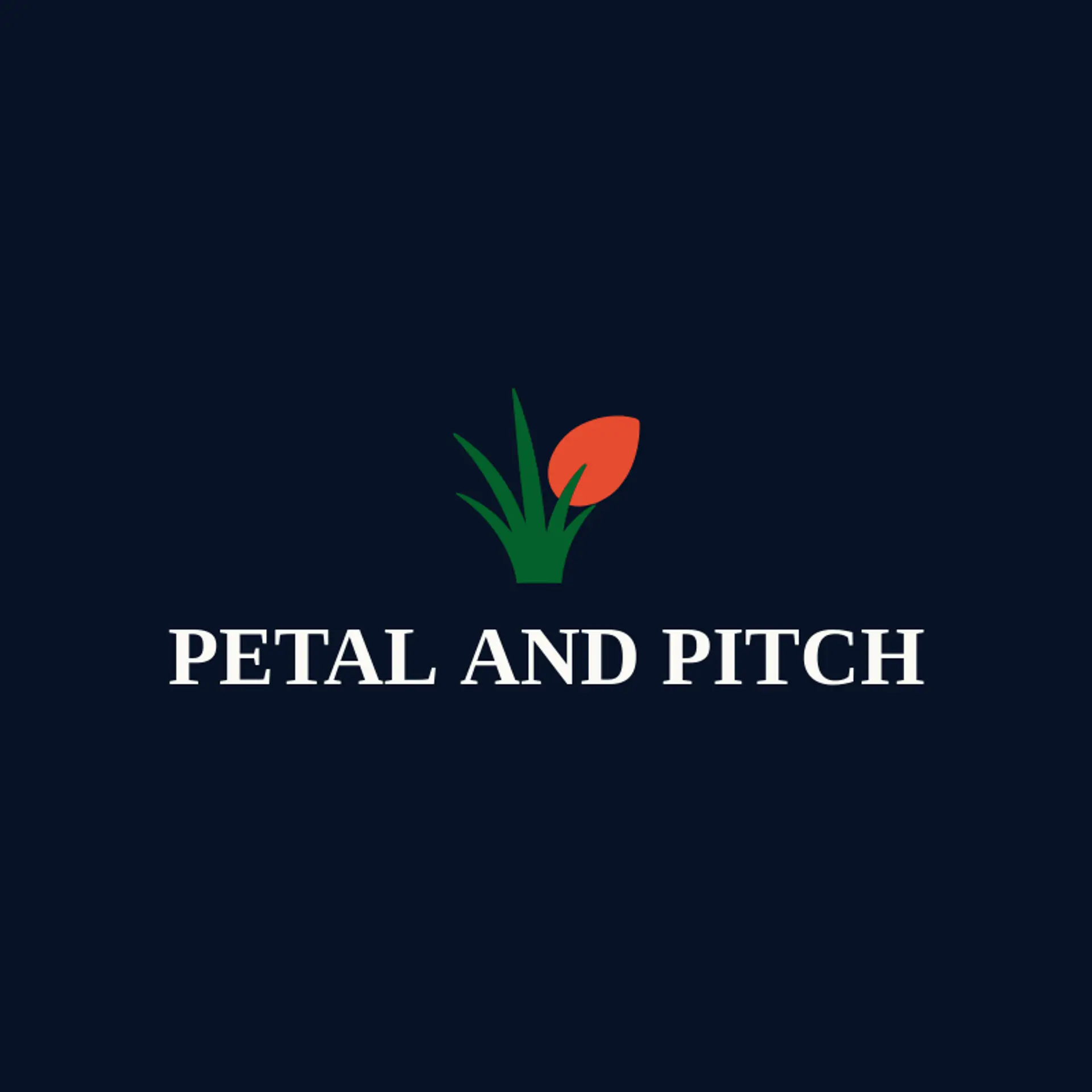 Petal and Pitch logo for grass
