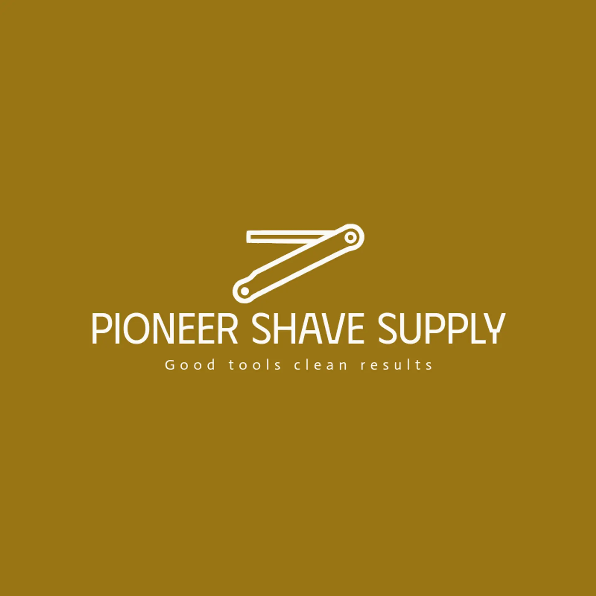 Pioneer Shave Supply logo for razor