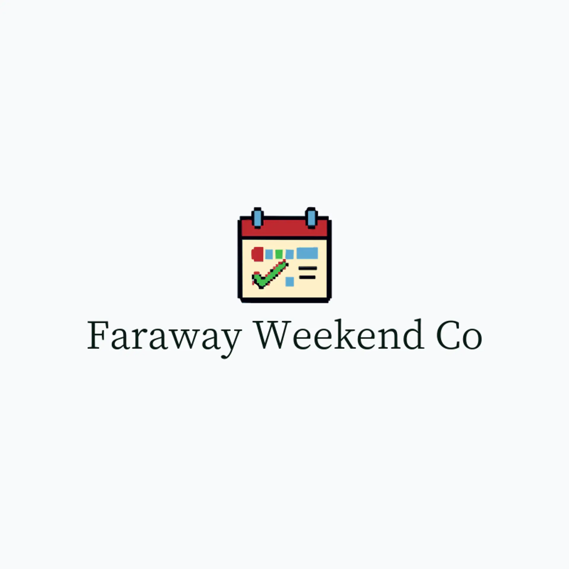 Faraway Weekend Co logo for booking