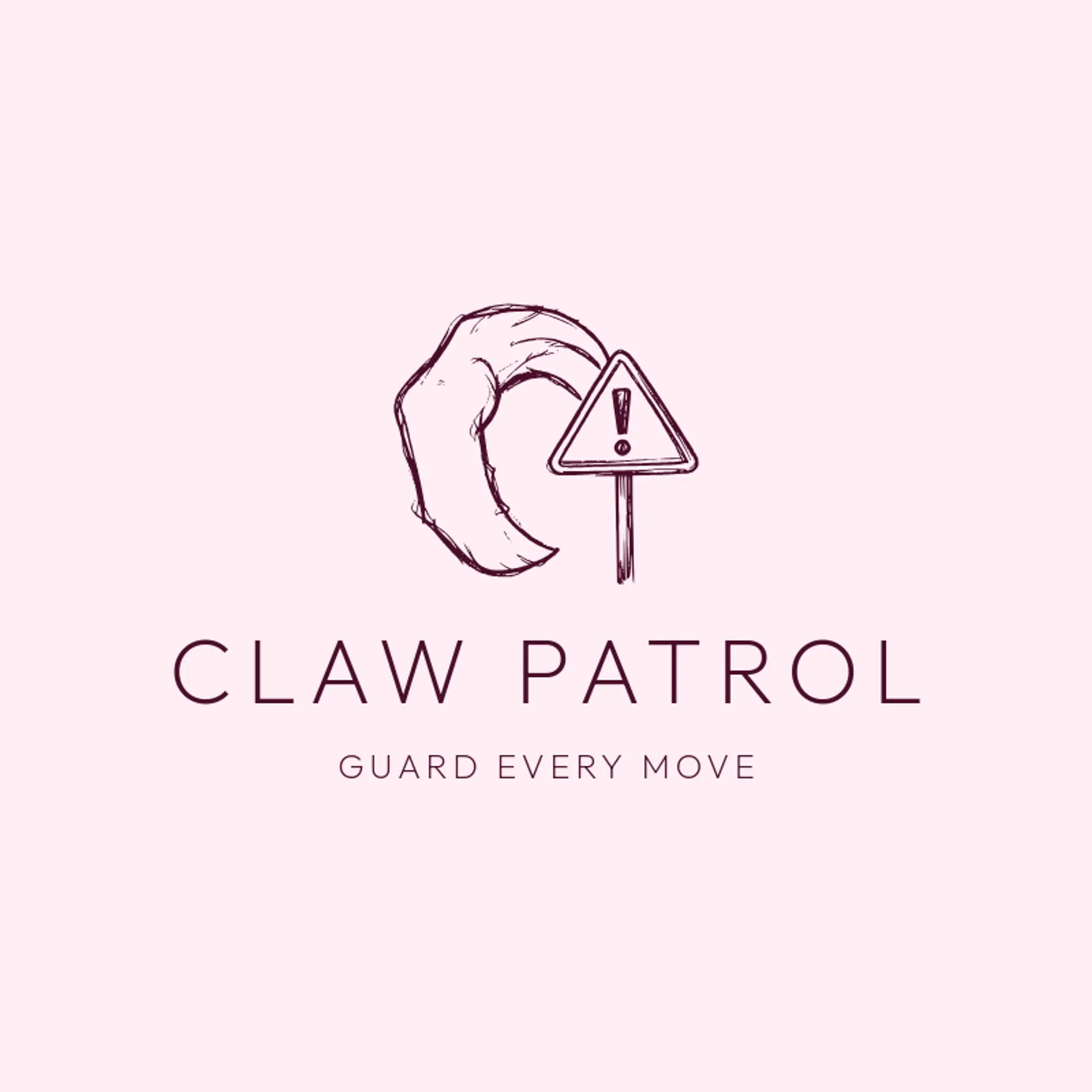 Claw Patrol logo for danger